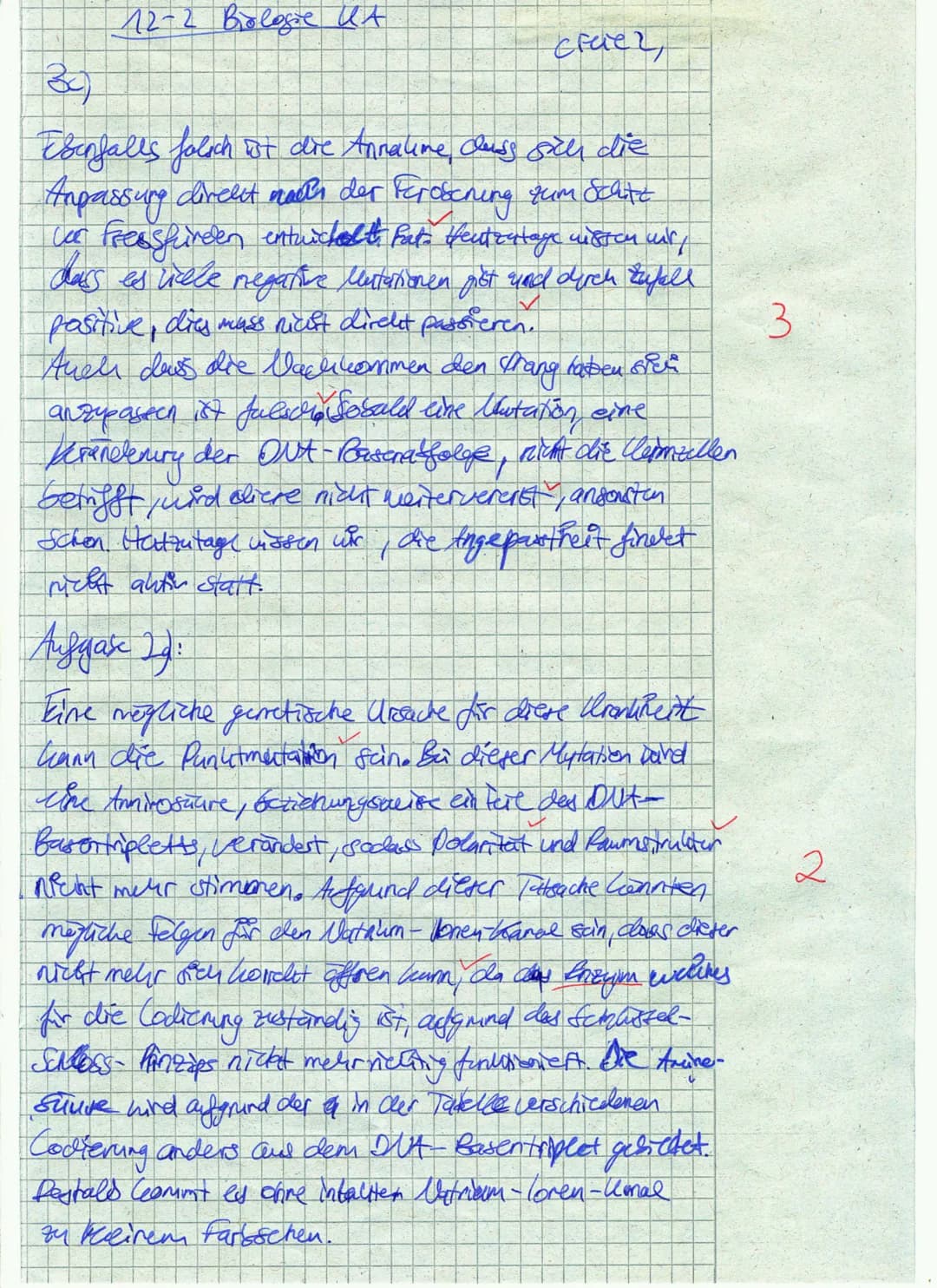 12-2 Biologie Illausur
Aufgabe 19).
Der biologische Artbrynff besagt, dass es sich um
eine Art handelt, sobald eine Gruppe der Population
si
