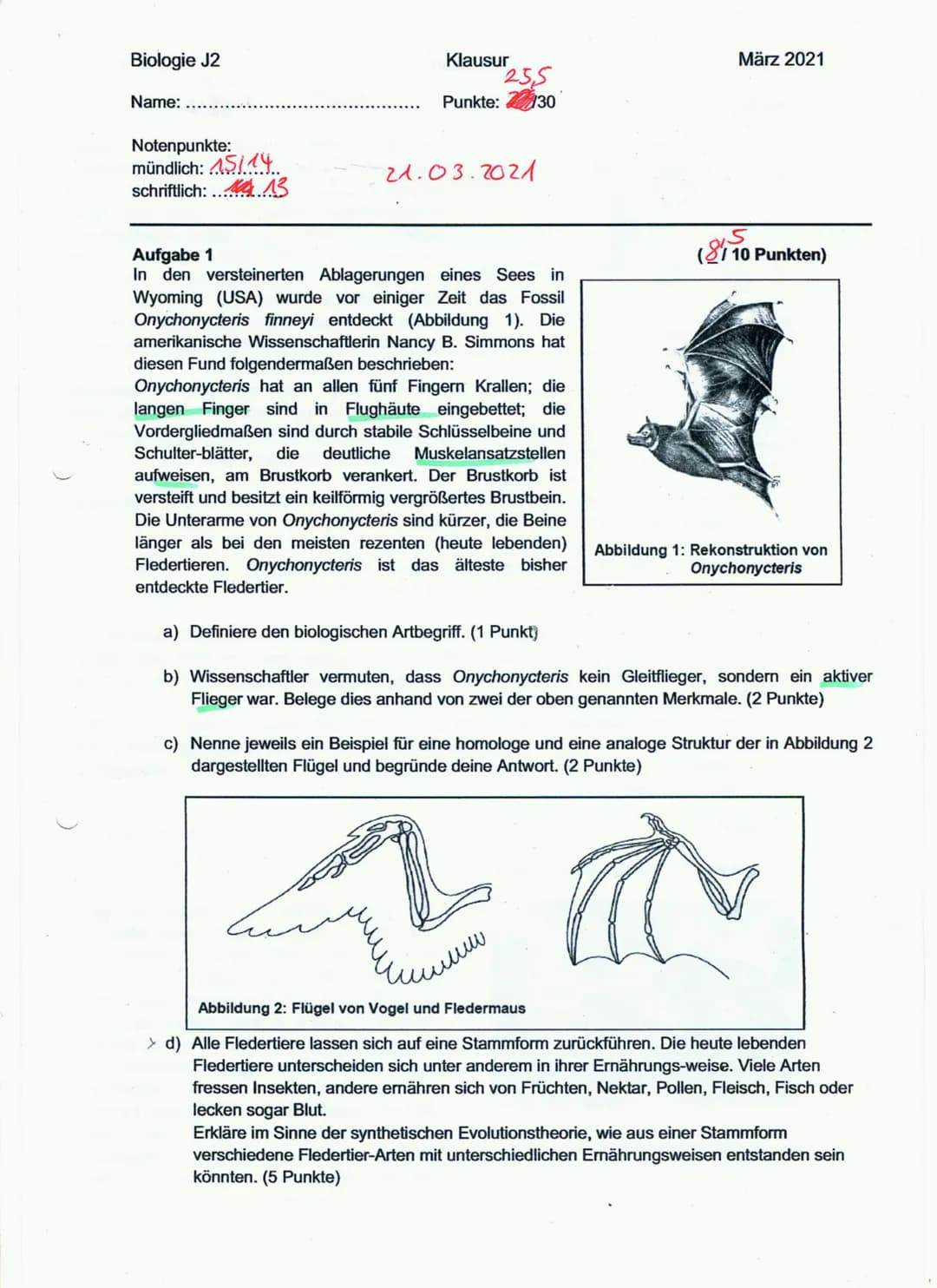 12-2 Biologie Illausur
Aufgabe 19).
Der biologische Artbrynff besagt, dass es sich um
eine Art handelt, sobald eine Gruppe der Population
si