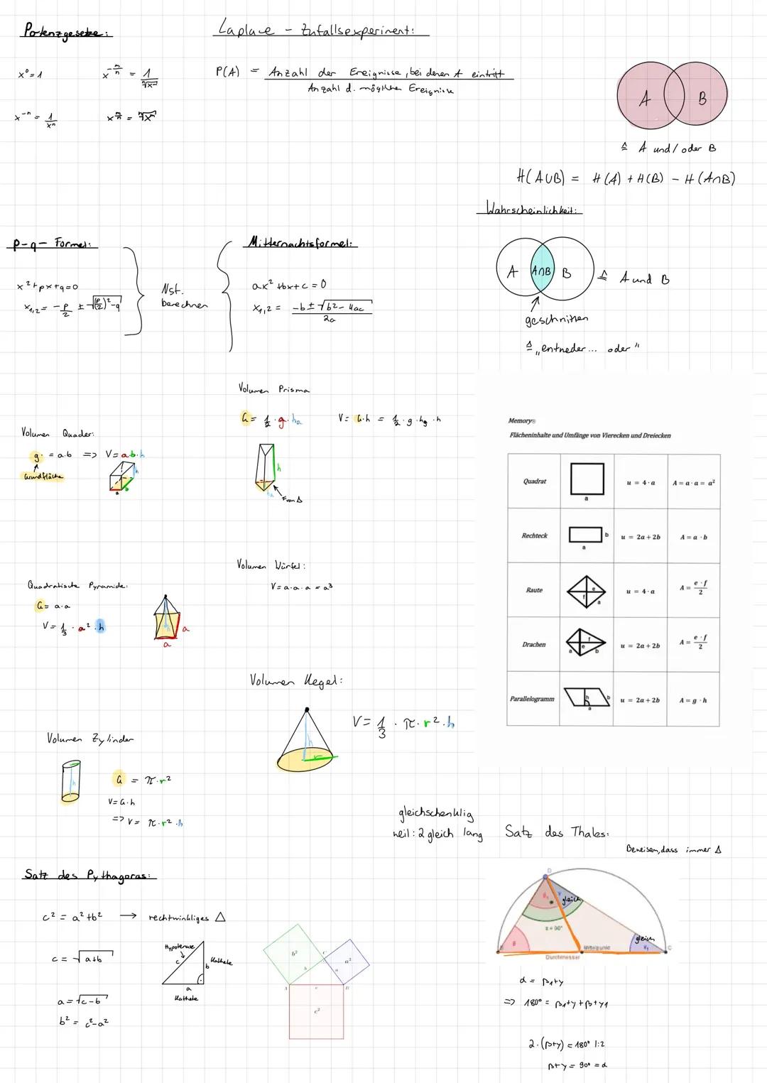 Mathe Grundlagen