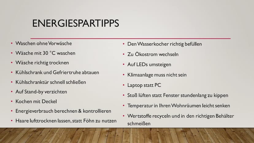 ENERGIESPARHAUS
&ENERGIESPARTIPPS Energiesparhäuser und Energiespartipps; 9a;
Energiesparhäuser und Energiespartipps
Was macht ein Energiesp