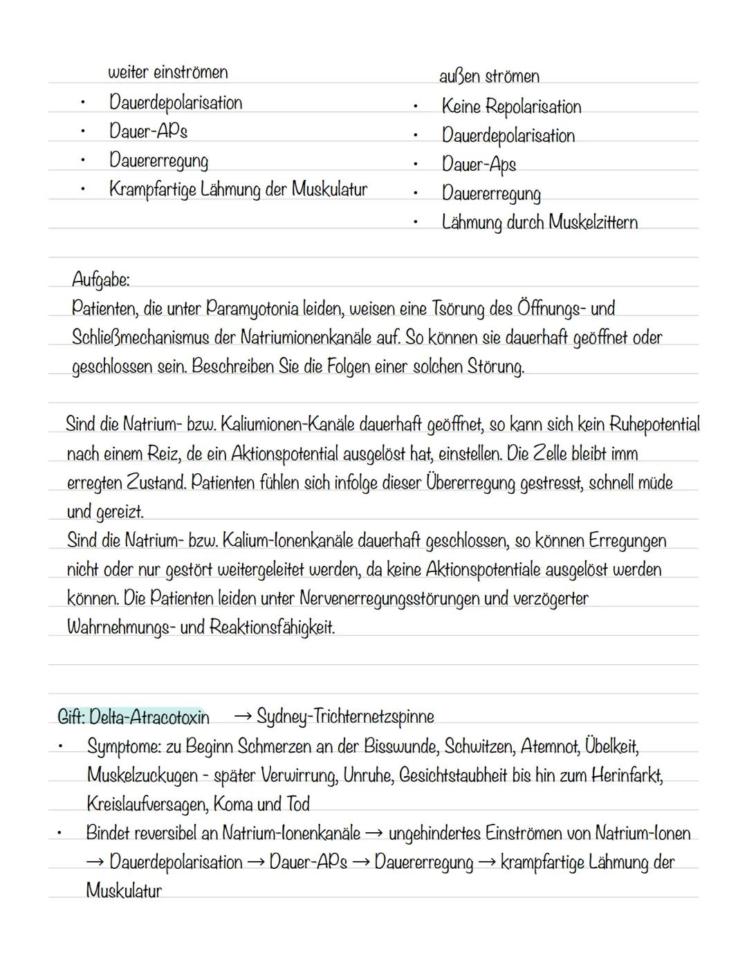  Skizze einer Nervenzelle:
Nervenzellen und Nervensysteme
Signalaufnahme Dendriten
Signalauslösung Soma (Zellkörper)
Signalweiterleitung
Sig