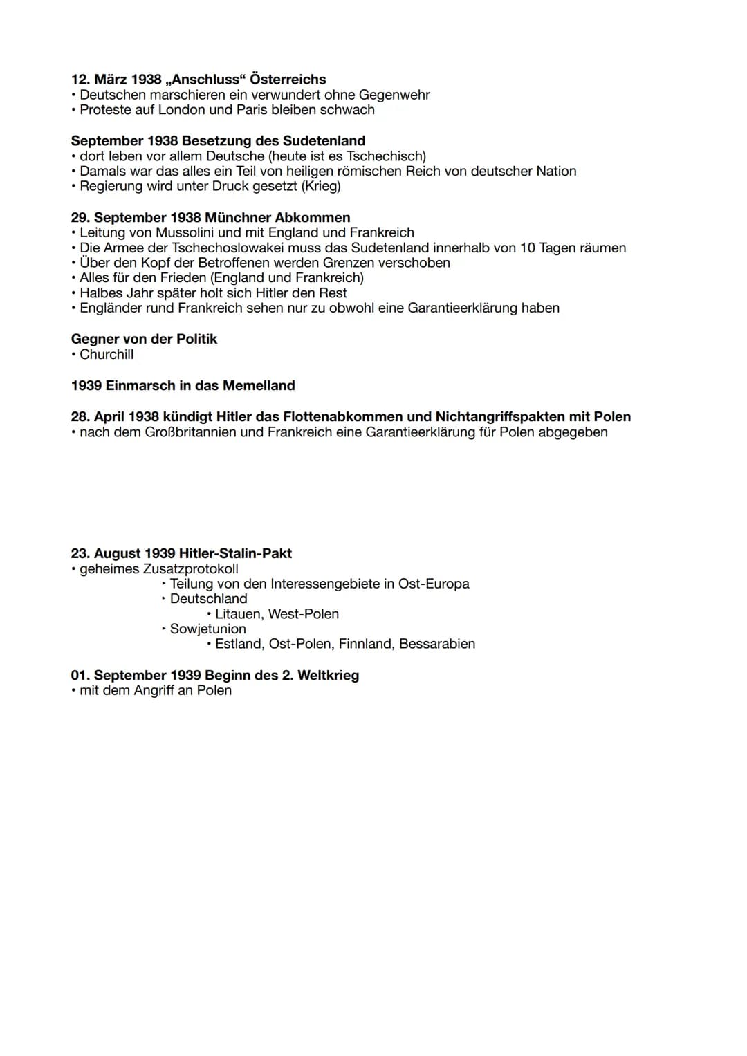 Außenpolitik von Hitler
Fortsetzung
Berliner Vertrag
1926 SU
05.05.33
Geheimrede Reichswehr
02.02.33
Lebensraum im Osten"
1933
Konkordat Vat