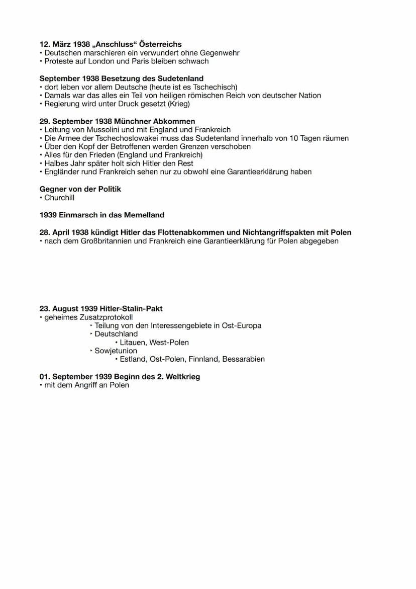 Außenpolitik von Hitler
Fortsetzung
Berliner Vertrag
1926 SU
05.05.33
Geheimrede Reichswehr
02.02.33
Lebensraum im Osten"
1933
Konkordat Vat