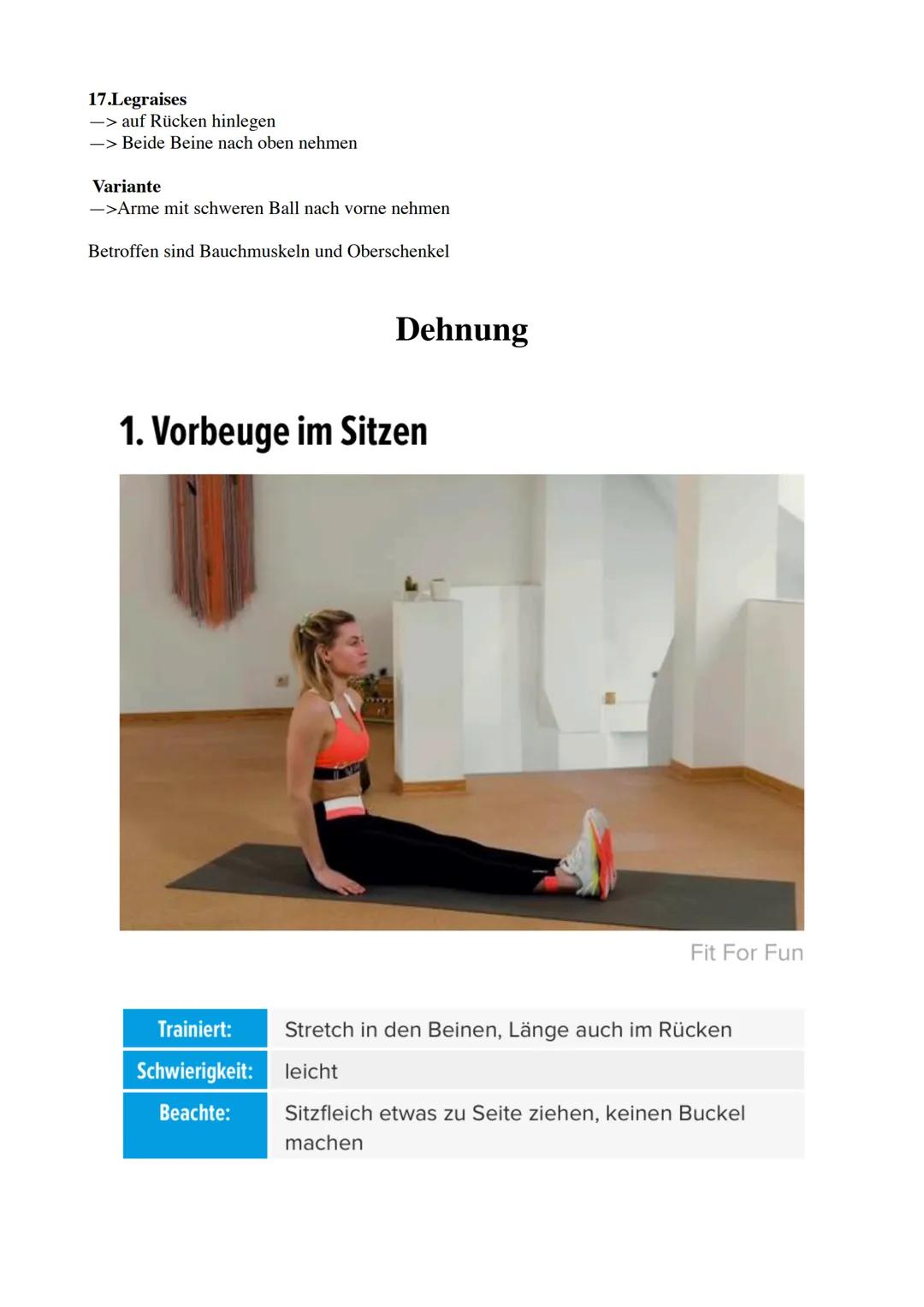 Workout
gezielte sportliche Übung zur Steigerung der körperlichen
Leistungsfähigkeit;
intensives [Fitness]training
Niharika, Maya
Frau Görtz