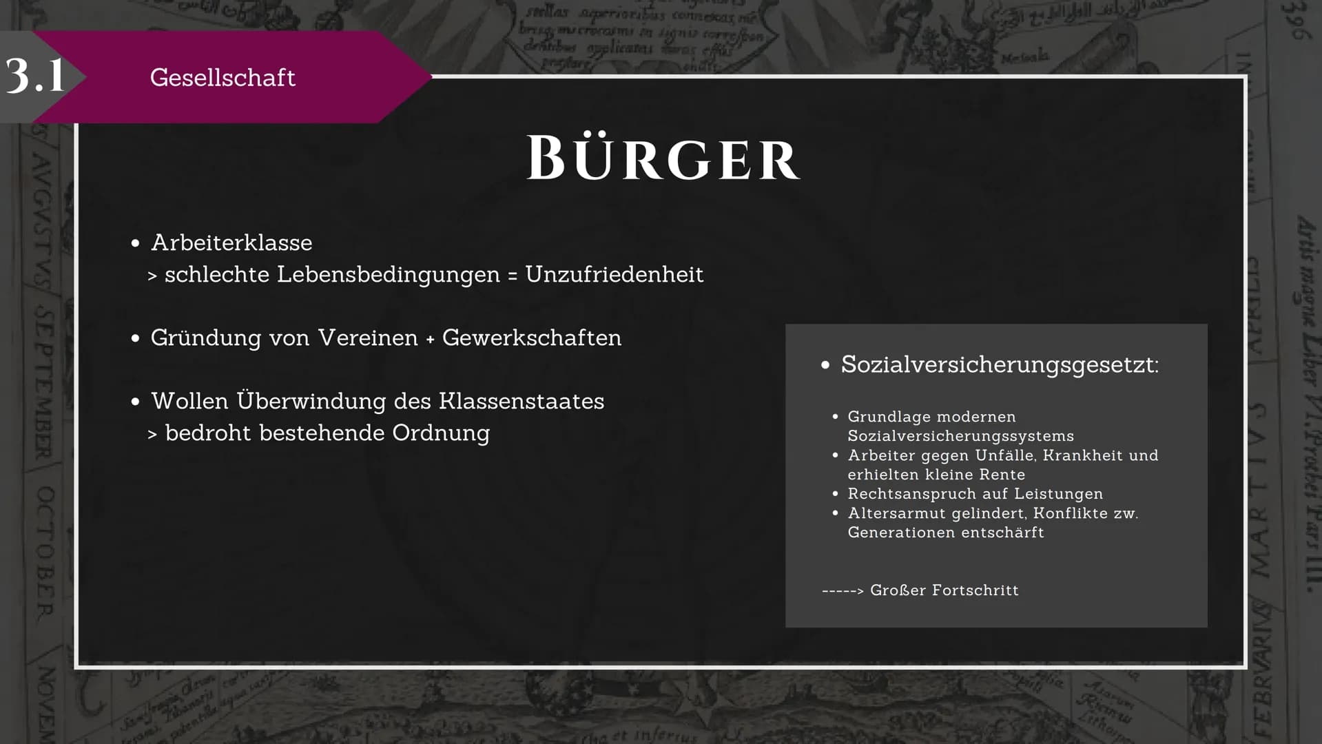 KULTURKAMPF
Kloster
Gesetz
Bismarck
DEUTSCHER REICHSKANZLER
TO
Jaternart
VS
Papst Pius IX
KATHOLISCHE KIRCHE 1.
2.
3.
Vorgeschichte
Kulturka