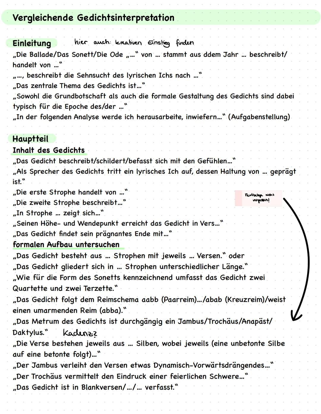 Dramenszenenanalyse
Lernzettel: Vorprüfung Deutsch
Einleitung:
Kreativer Einstieg mit Zitat
Titel, Autor, Thema, Textsorte
,,In dem vorliege