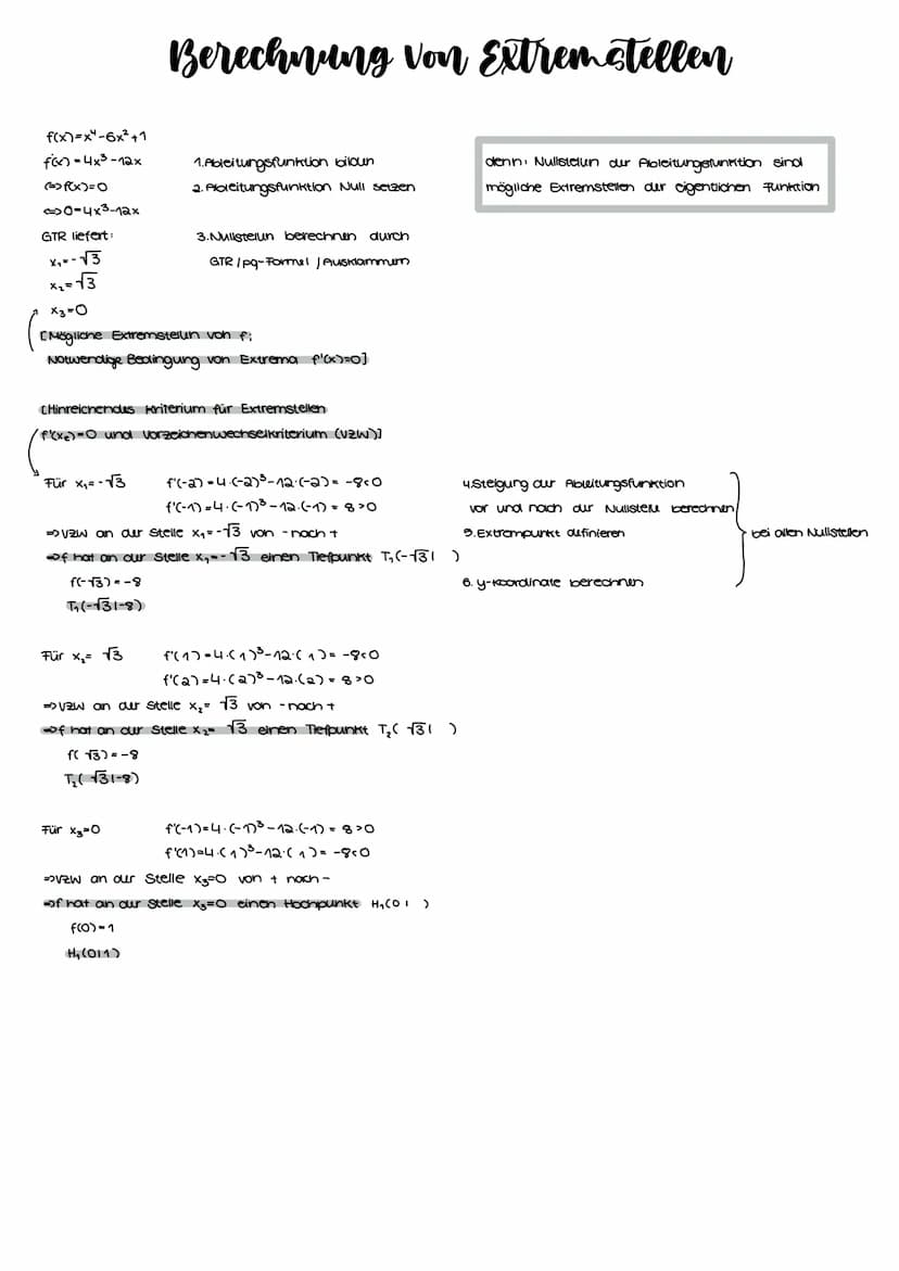 Die 1. Ableitungsfunktion
f(x)=x²-x² +5
f(x) 3.3 x¹-2x+5 x°
f(x)= 3x² - 2x
→DIE POTENZREGEL
Die summenregel
Bei einer Summe oder
Differenz w