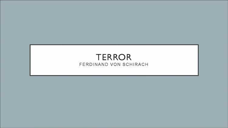 Know Terror Ferdinand von Schirach thumbnail