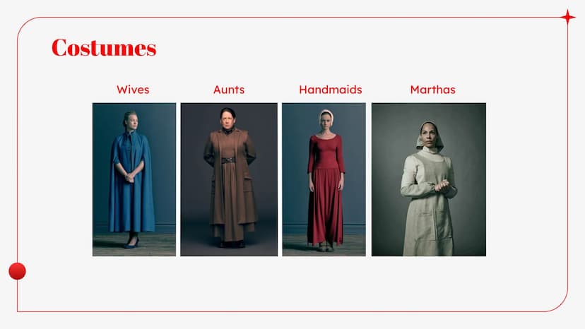 THE HANDMAID'S TALE
The Handmaid's
Tale  Plot summary
Republic of Gilead, a totalitarian state in America
●
●
●
●
One of the few woman left 