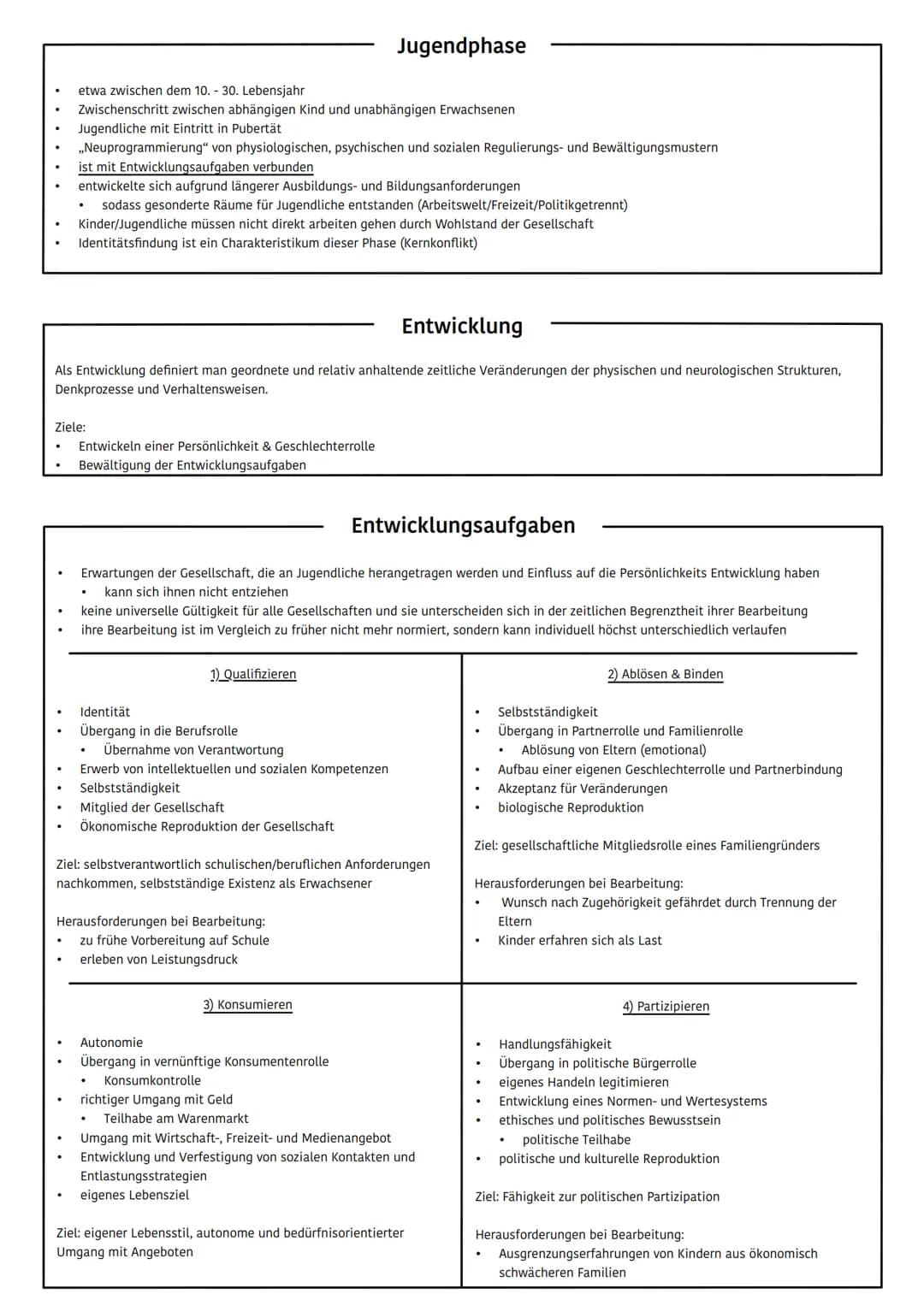 SOZIALISATION UND ENTWICKLUNG
Sozialisation
Sozialisation in der Prozess der Einordnung eines (heranwachsenden) Individuums in die Gesellsch