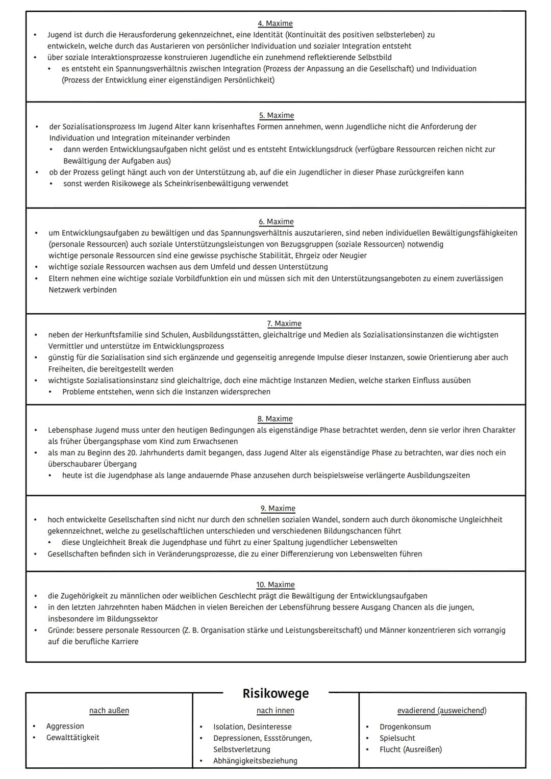 SOZIALISATION UND ENTWICKLUNG
Sozialisation
Sozialisation in der Prozess der Einordnung eines (heranwachsenden) Individuums in die Gesellsch