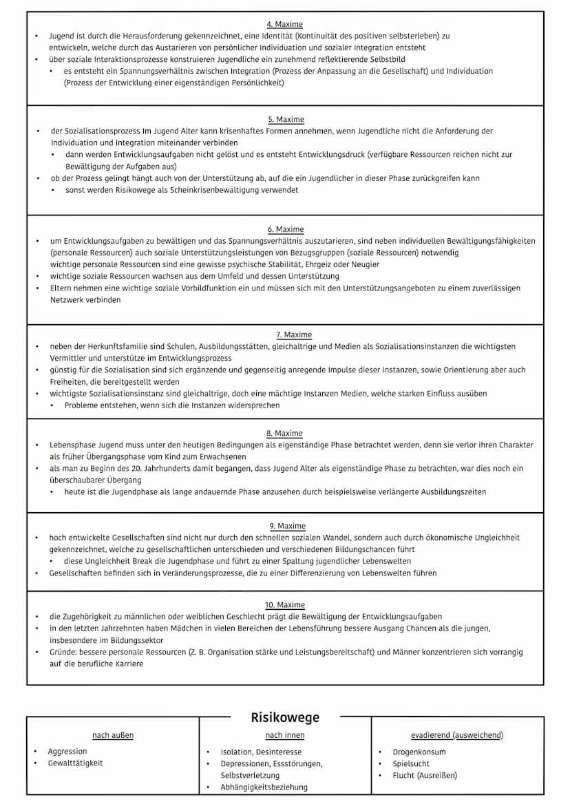 SOZIALISATION UND ENTWICKLUNG
Sozialisation
Sozialisation in der Prozess der Einordnung eines (heranwachsenden) Individuums in die Gesellsch