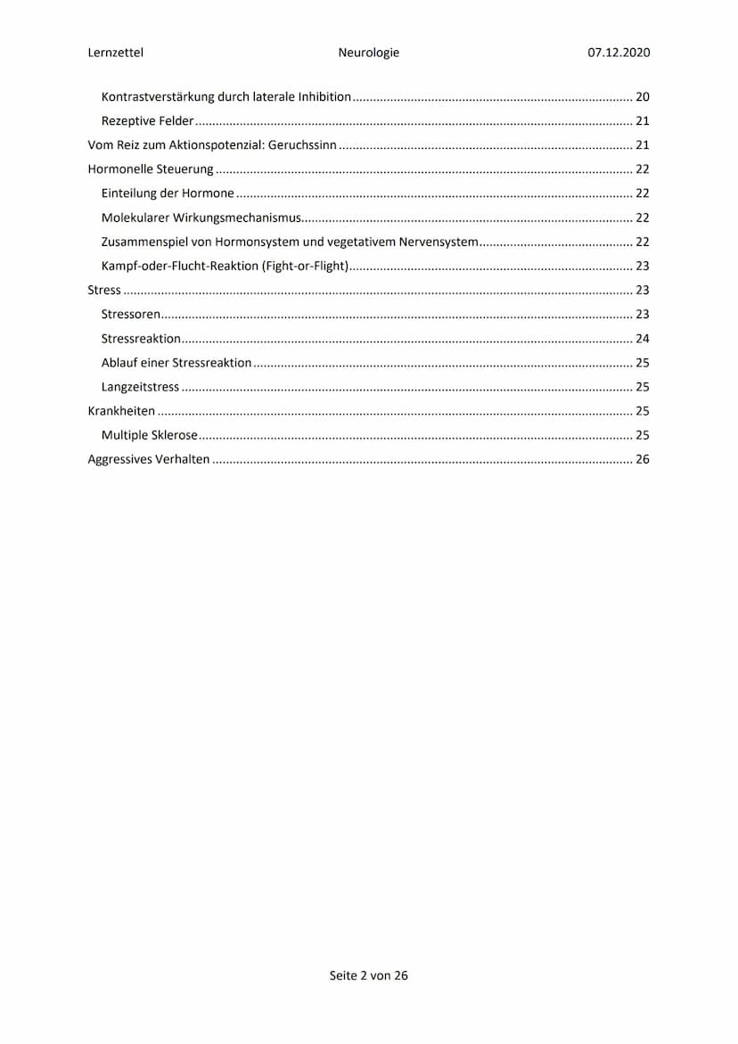 Lernzettel
Inhalt
Glossar
Elektrochemische Vorgänge in Nervenzellen..
Bau und grundlegende Funktion einer Nervenzelle...
Ruhepotenzial......