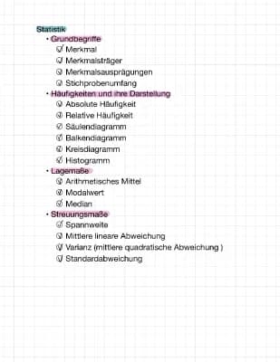 Know Statistik klausur lernzettel thumbnail