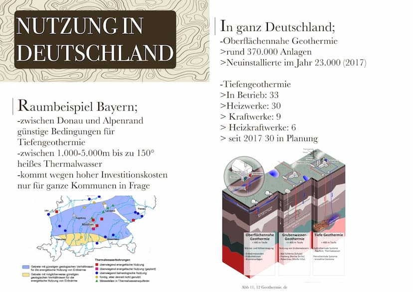 GEOTHERMIE
EF, EK G2,
FRAU KÖHLER Inhaltsverzeichnis
I Geothermie
-Geschichte
-Vor- und Nachteile
-Was ist das?
-Wie funktioniert es?
2 Geot