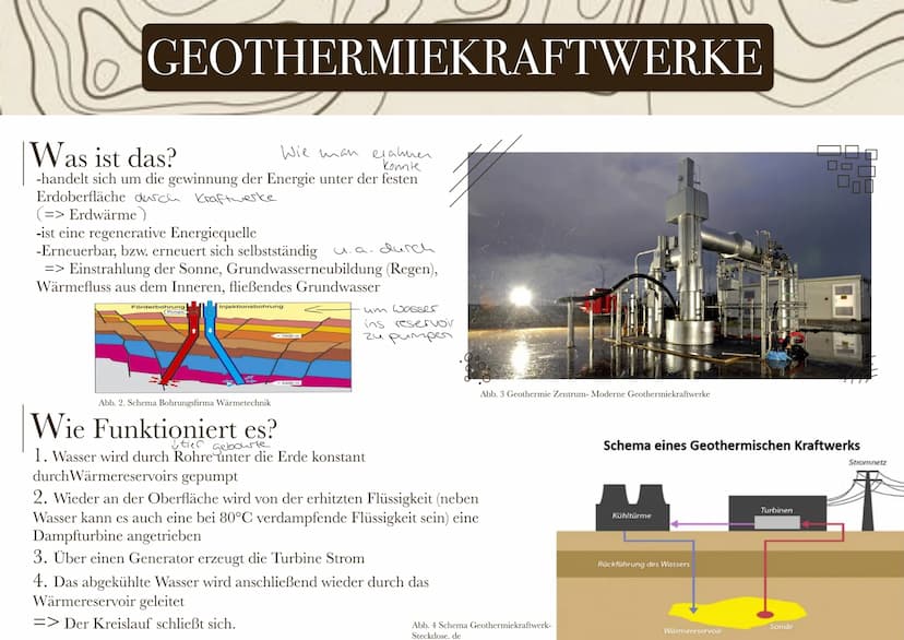 GEOTHERMIE
EF, EK G2,
FRAU KÖHLER Inhaltsverzeichnis
I Geothermie
-Geschichte
-Vor- und Nachteile
-Was ist das?
-Wie funktioniert es?
2 Geot