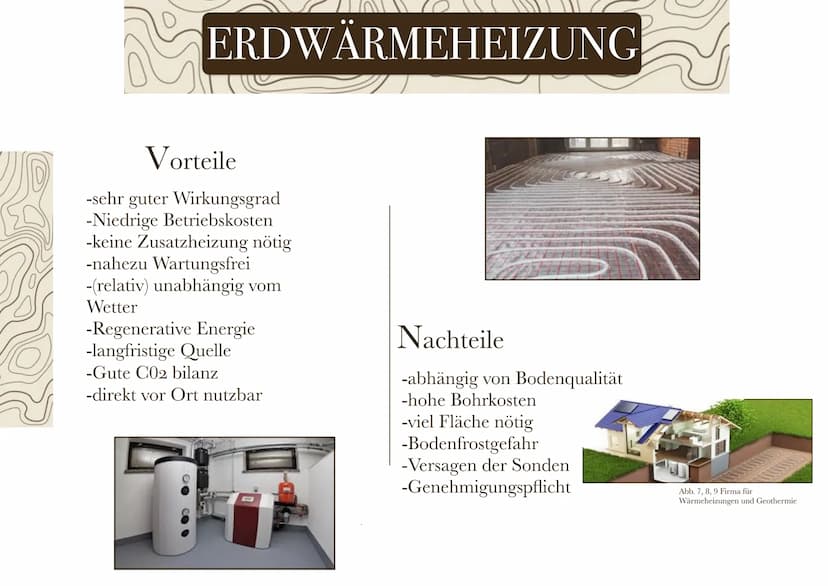 GEOTHERMIE
EF, EK G2,
FRAU KÖHLER Inhaltsverzeichnis
I Geothermie
-Geschichte
-Vor- und Nachteile
-Was ist das?
-Wie funktioniert es?
2 Geot
