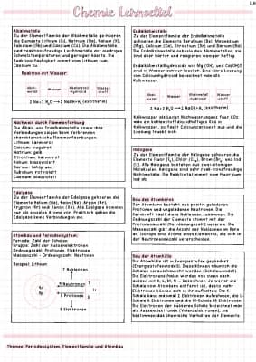 Know Alkalimetalle, Erdalkalimetalle, Elementfamilien, Periodensystem,Atombau,... thumbnail