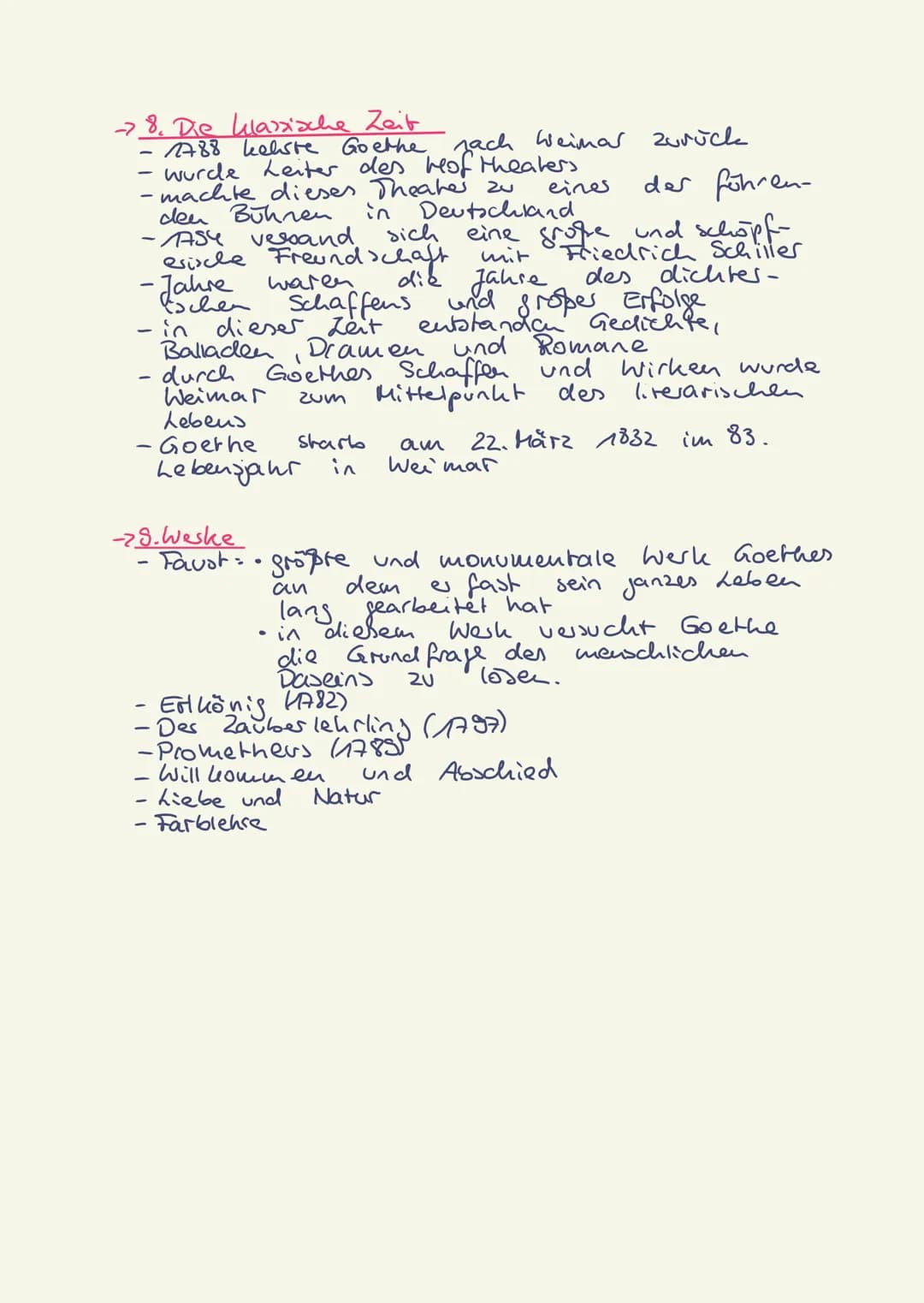 JOHANN WOLFGANG
→größte
Staabuam
treter
→ sein
- 1. Kindheit
2. Studium
3. Strassburg
4. Goethe
VON GOETHE
deutsche Dichter, Naturwissenscha