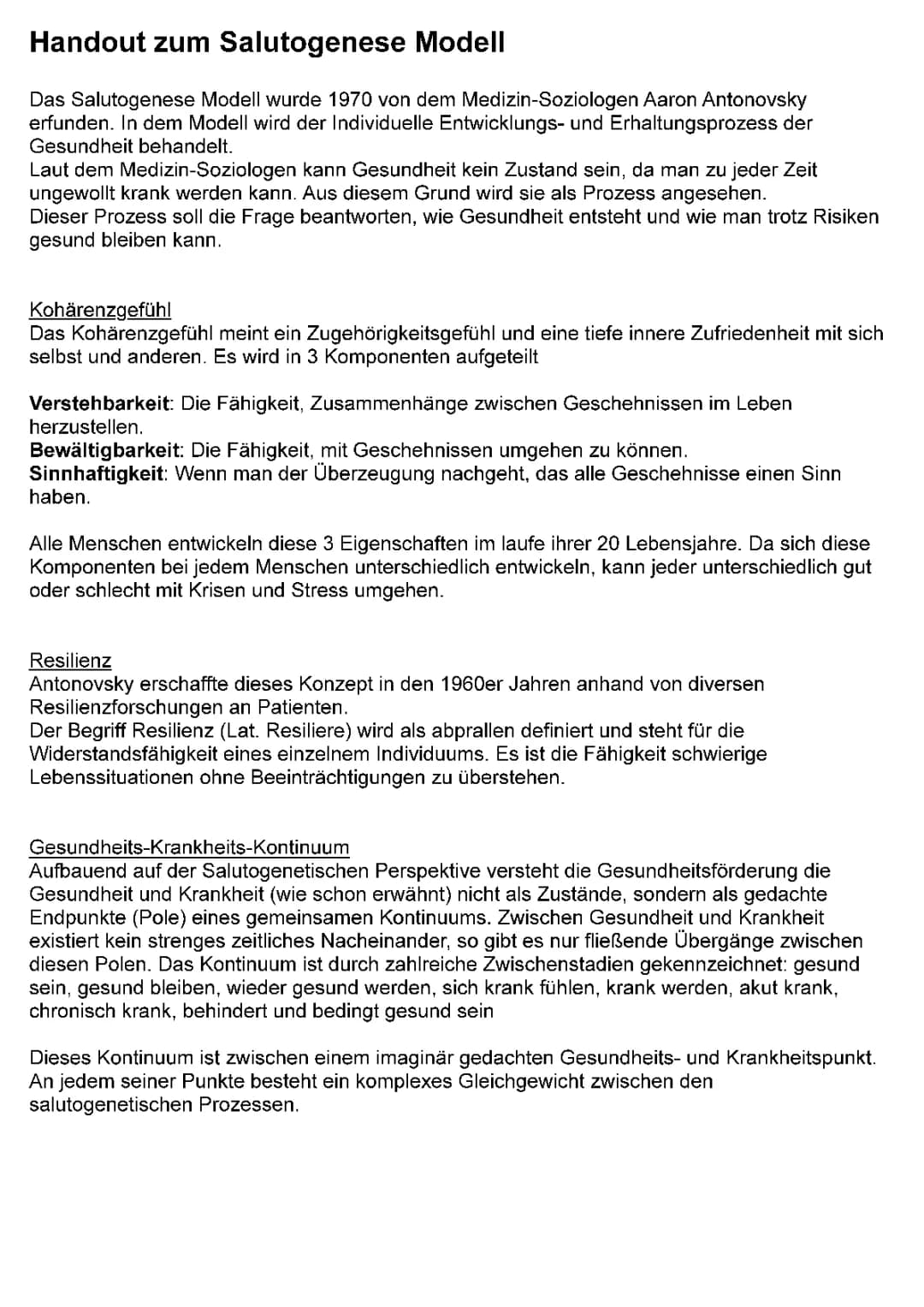 Salutogenese hanout