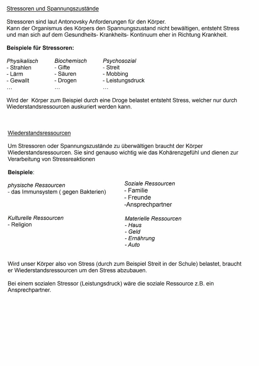 Handout zum Salutogenese Modell
Das Salutogenese Modell wurde 1970 von dem Medizin-Soziologen Aaron Antonovsky
erfunden. In dem Modell wird 
