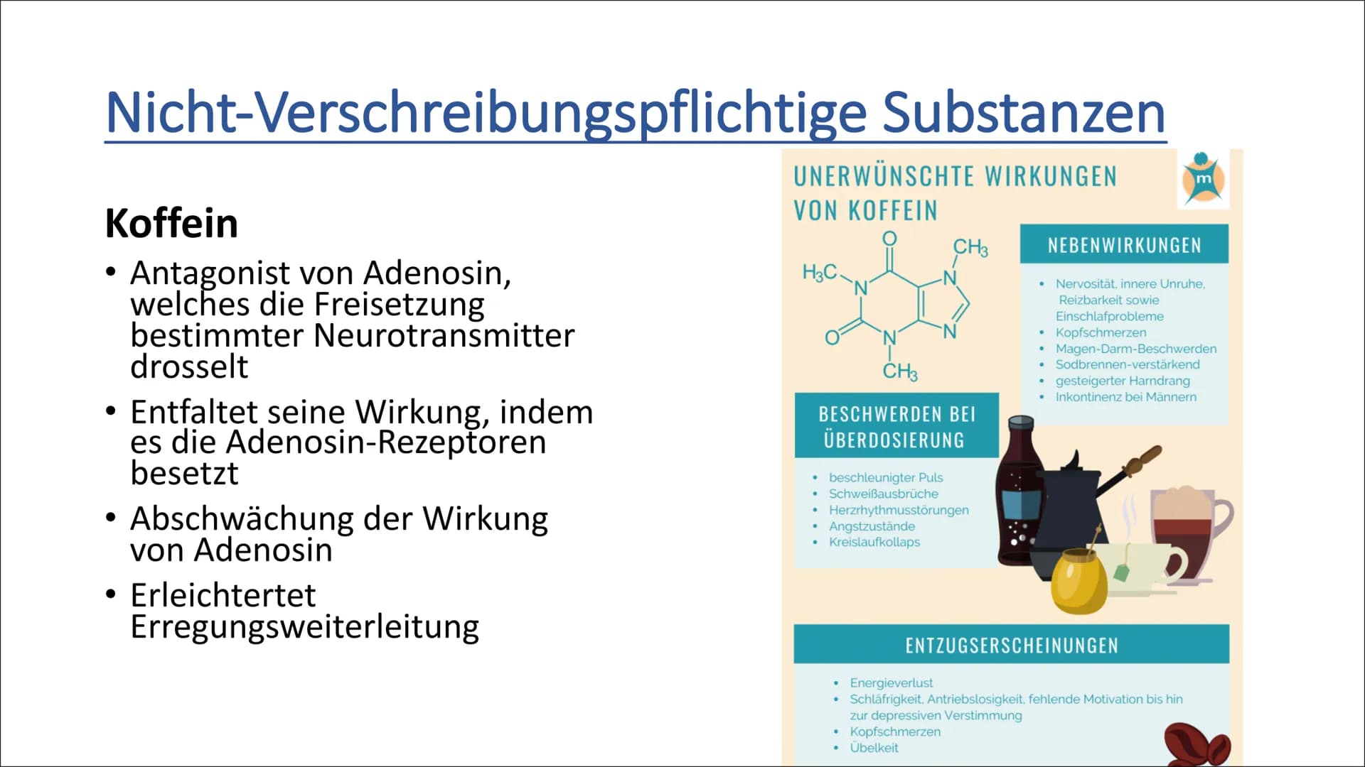Neuro-Enhancement Inhalt
1. Definition: Neuro-Enhancement
2. Arten von Neuroenhancern
Nicht-verschreibungspflichtige Substanzen
▪ Verschreib