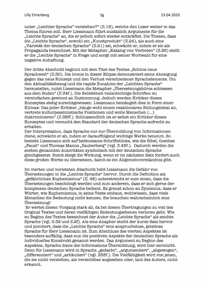 Lilly Ehrenberg
Sg
Schöne neue Sprachwelt (2016)
-von Konrad Paul Liessmann
23.04.2020
„Schöne neue Sprachwelt“ von Paul Konrad Liessmann im