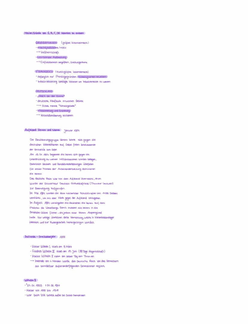 GESCHICHTE
Abgrenzung zwischen Imperialismus und Kolonialismus
Quellen analysieren
-W-Fragen (wer, wo, Wen, Was, Wann)
-Primar/Sekundär
-Wer