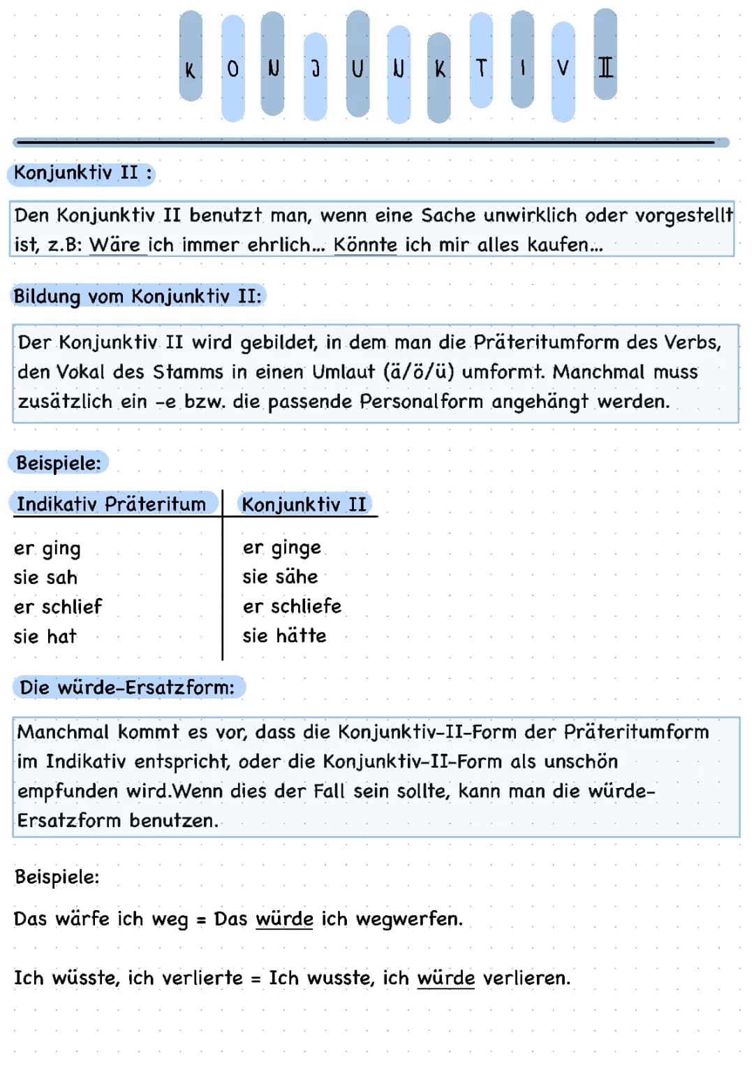 Konjunktiv 2