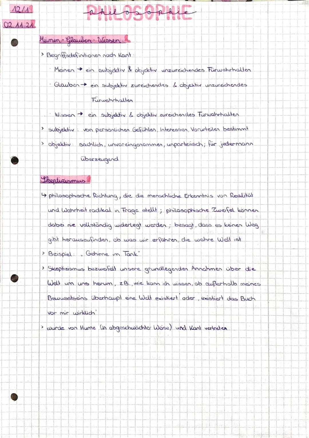 Erkenntnistheorie: Einfache Erklärungen und Beispiele zu Kant, Platon und Skeptizismus
