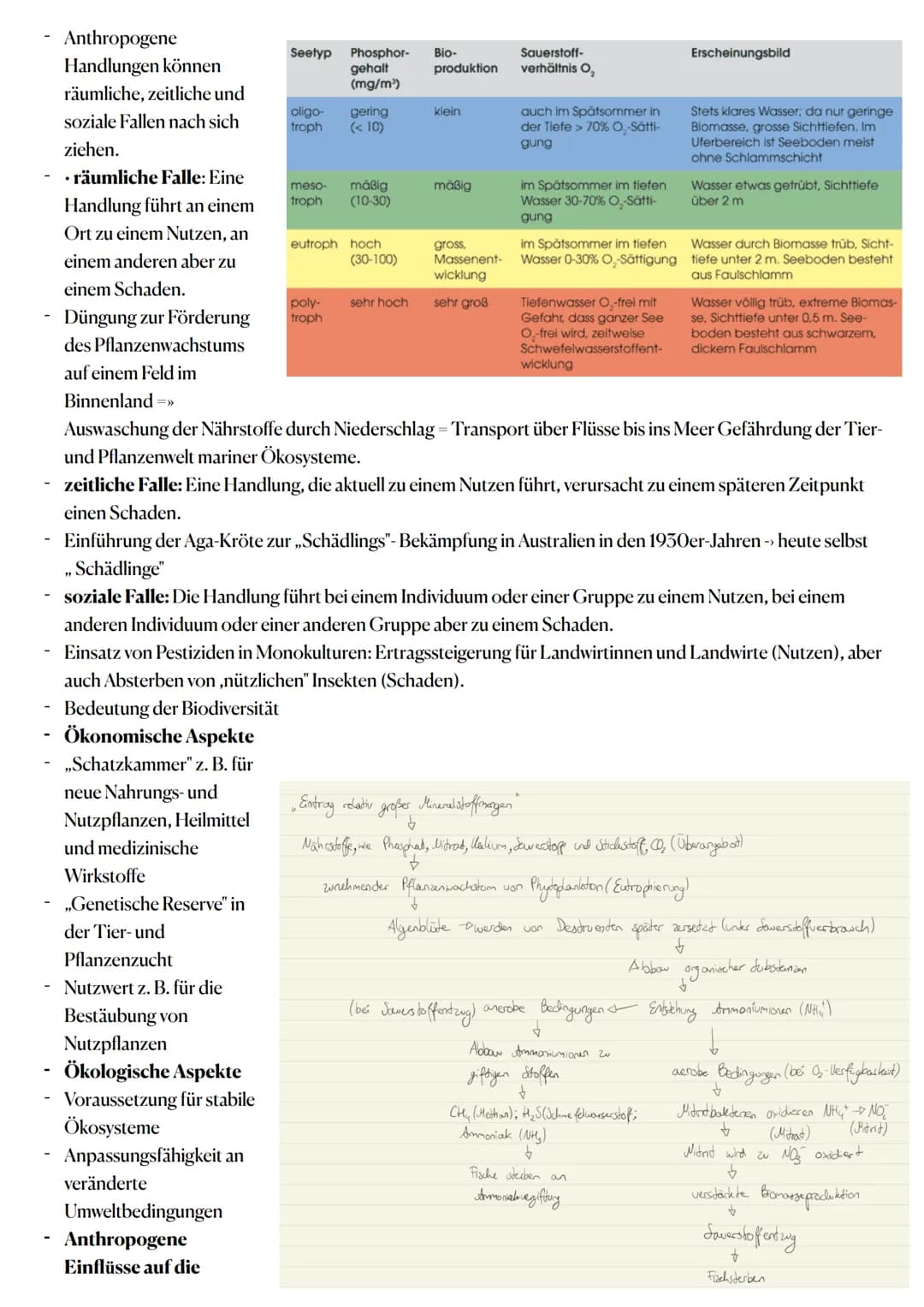 Ökologie:
Wechselwirkungen zwischen belebter und unbelebter Umwelt
Ökosysteme sind offene, bis zu einem gewissen Grad zur Selbstregulation f