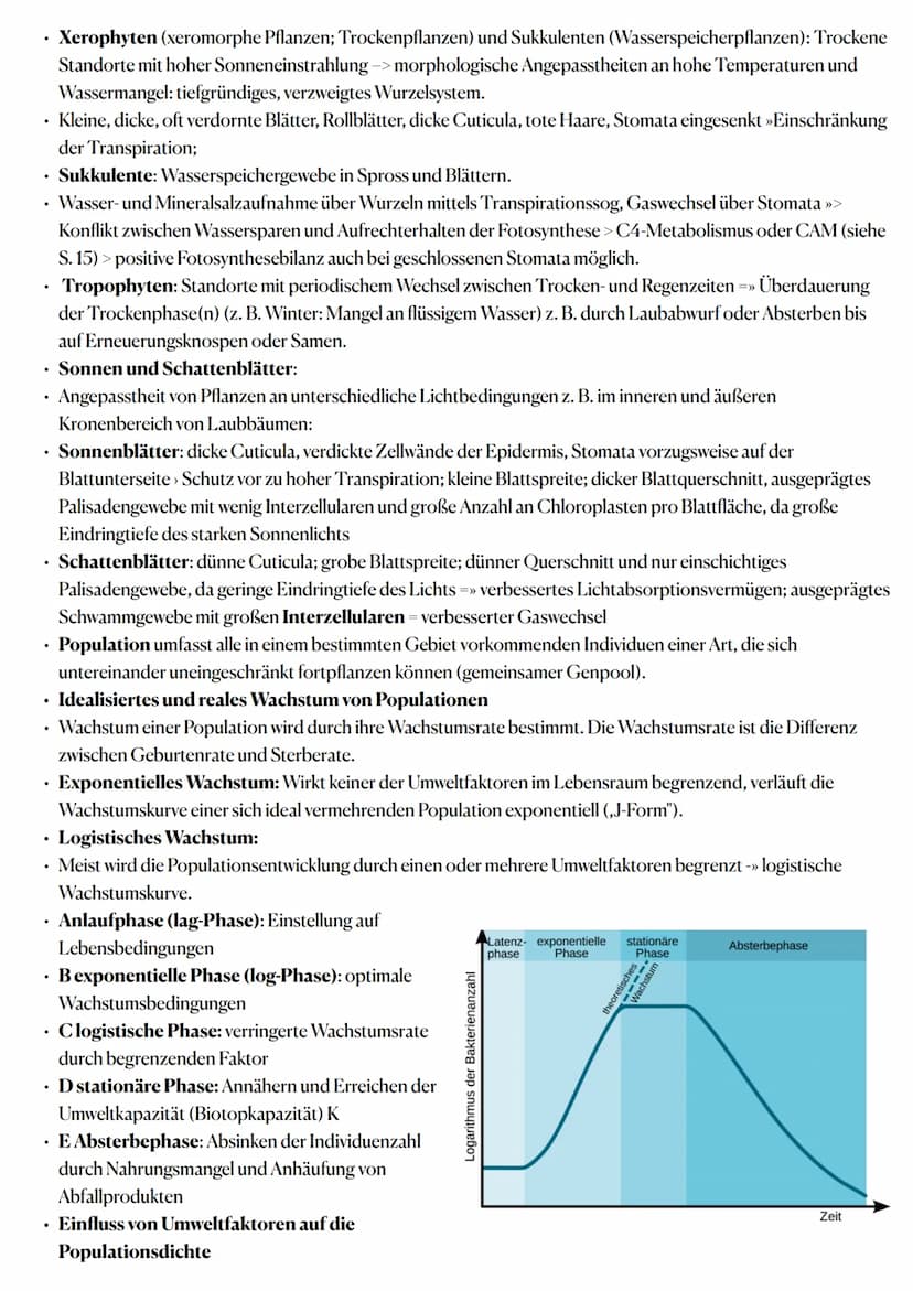 Ökologie:
Wechselwirkungen zwischen belebter und unbelebter Umwelt
Ökosysteme sind offene, bis zu einem gewissen Grad zur Selbstregulation f