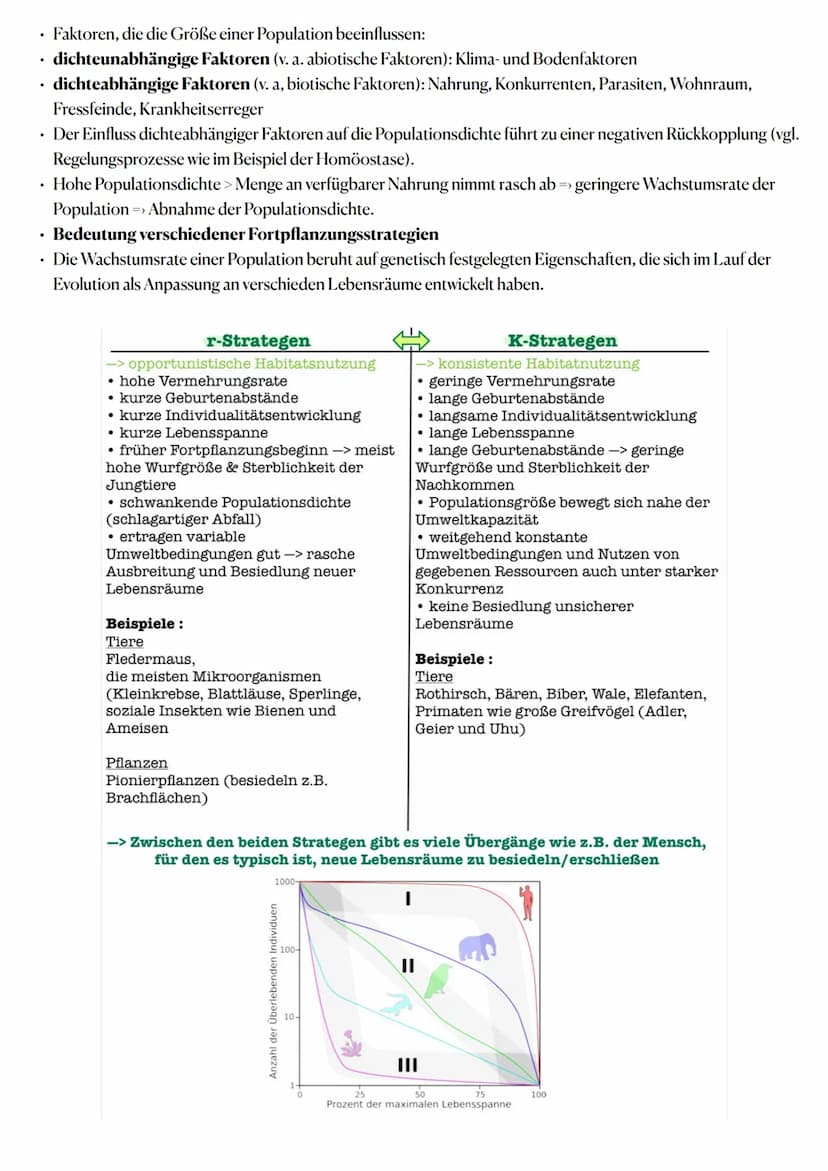 Ökologie:
Wechselwirkungen zwischen belebter und unbelebter Umwelt
Ökosysteme sind offene, bis zu einem gewissen Grad zur Selbstregulation f