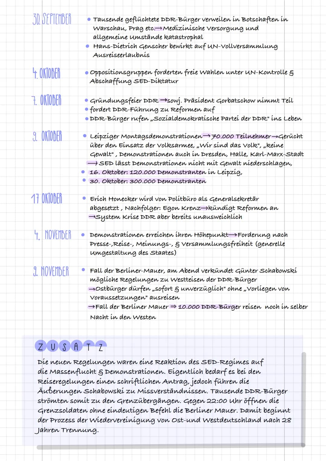 Entwicklung en
in von
7. MAI 1989
MITTE JUNI
SOMMER 1989
10./11 SEPTEMBER
SEPTEMBER 1989
19. SEPTEMBER
Von 1983/1330
• Proteste von Oppositi