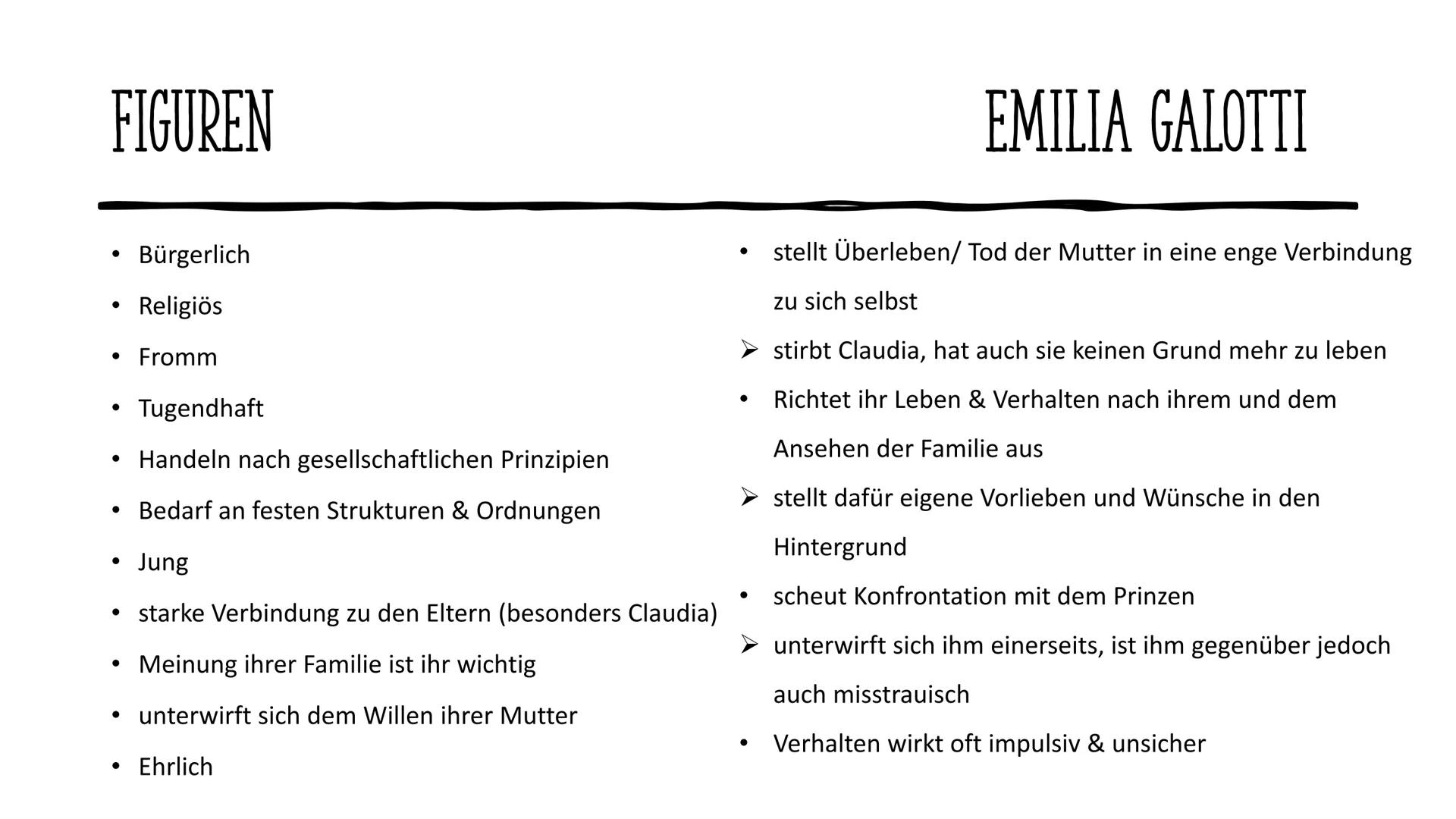 EMILIA GALOTTI
Deutsch INHALTSVERZEICHNIS
Allgemeine Fakten
• Autor Steckbrief
Inhaltliche Zusammenfassung
Figuren
●
●
• Figurenkonstellatio