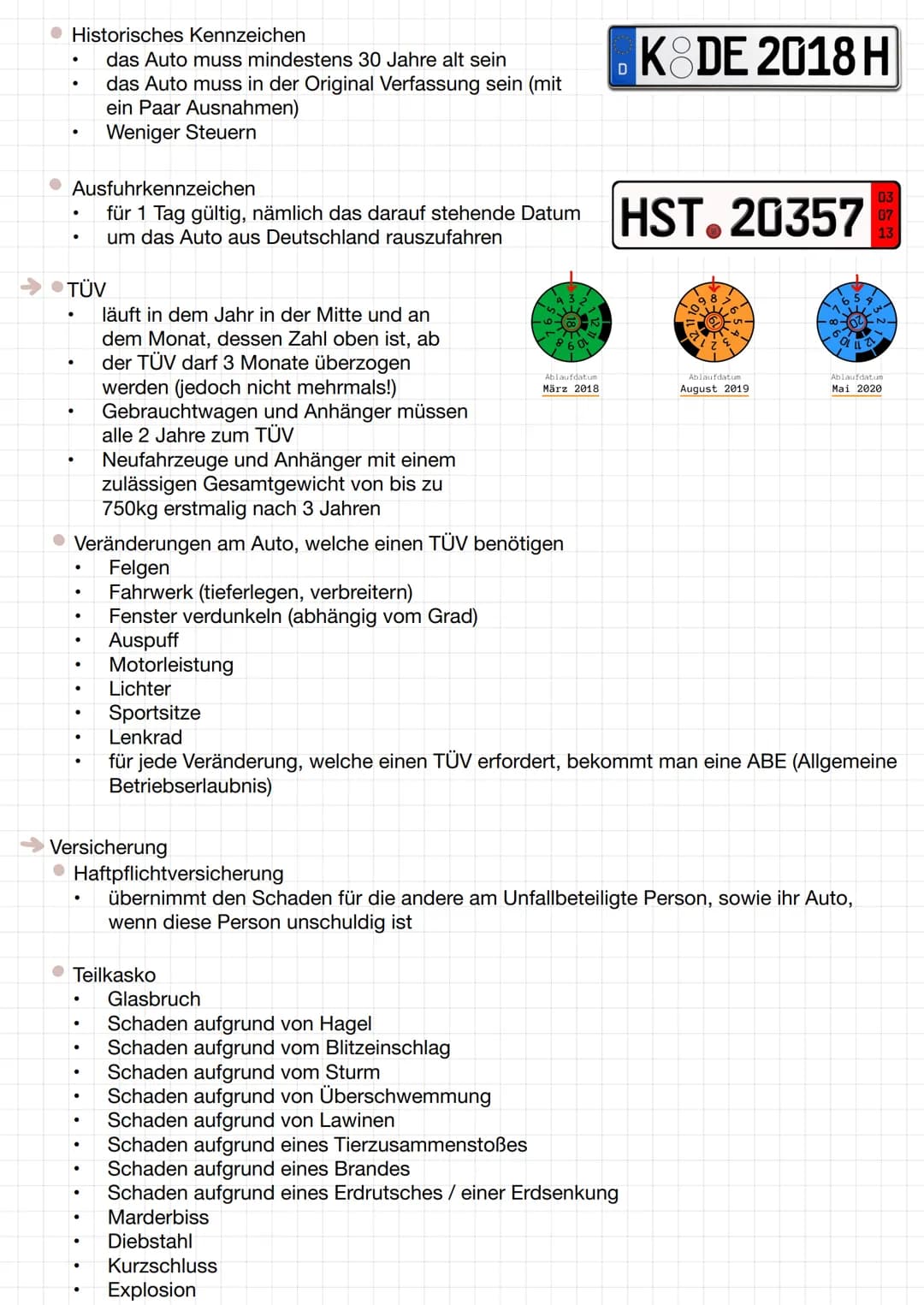 Führerschein
1: Nachname
2: Vorname
3: Geburtsdatum
4: a) Ausstellungsdatum
4: b) Ablaufdatum
4: c) Name der Ausstellungsbehörde
5: Nummer d