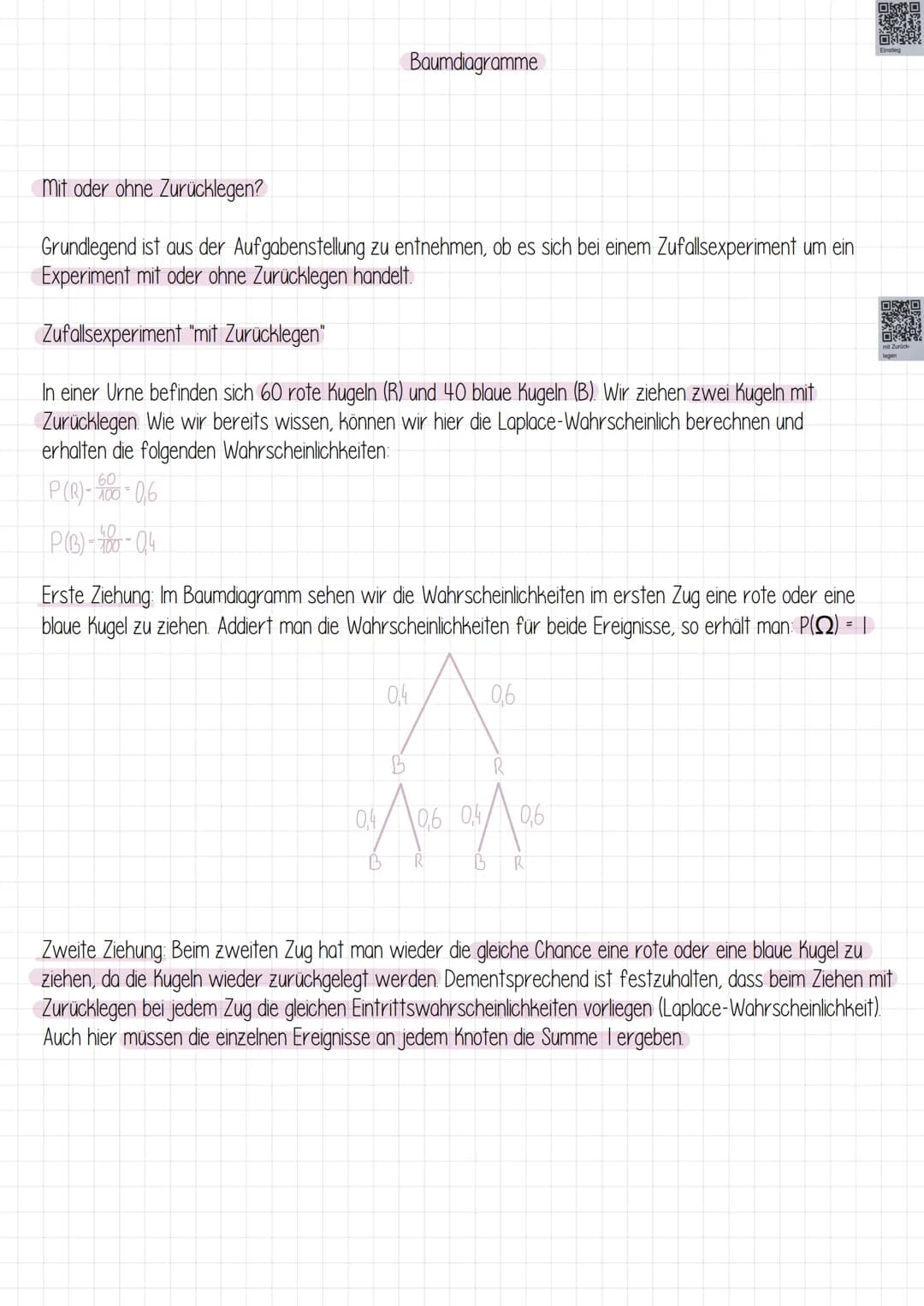 Das Zufallsexperiment
Bei einem Zufallsexperiment (auch Zufallsversuch genannt) handelt es sich um einen Versuch, der unter
bestimmten Bedin
