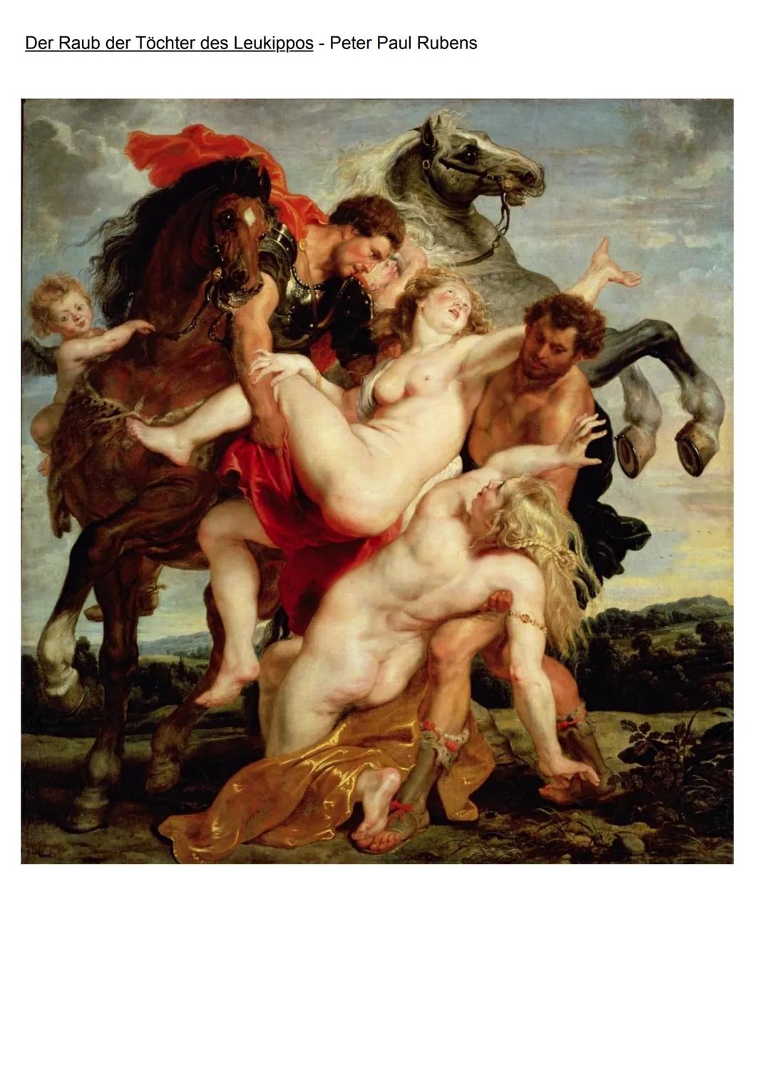 Der Raub der Töchter des Leukippos - Peter Paul Rubens Der Raub der Tochter des Leuykkos - Peter Paul Rubens
Vurder-Mittel: Hintergrund
+ Li