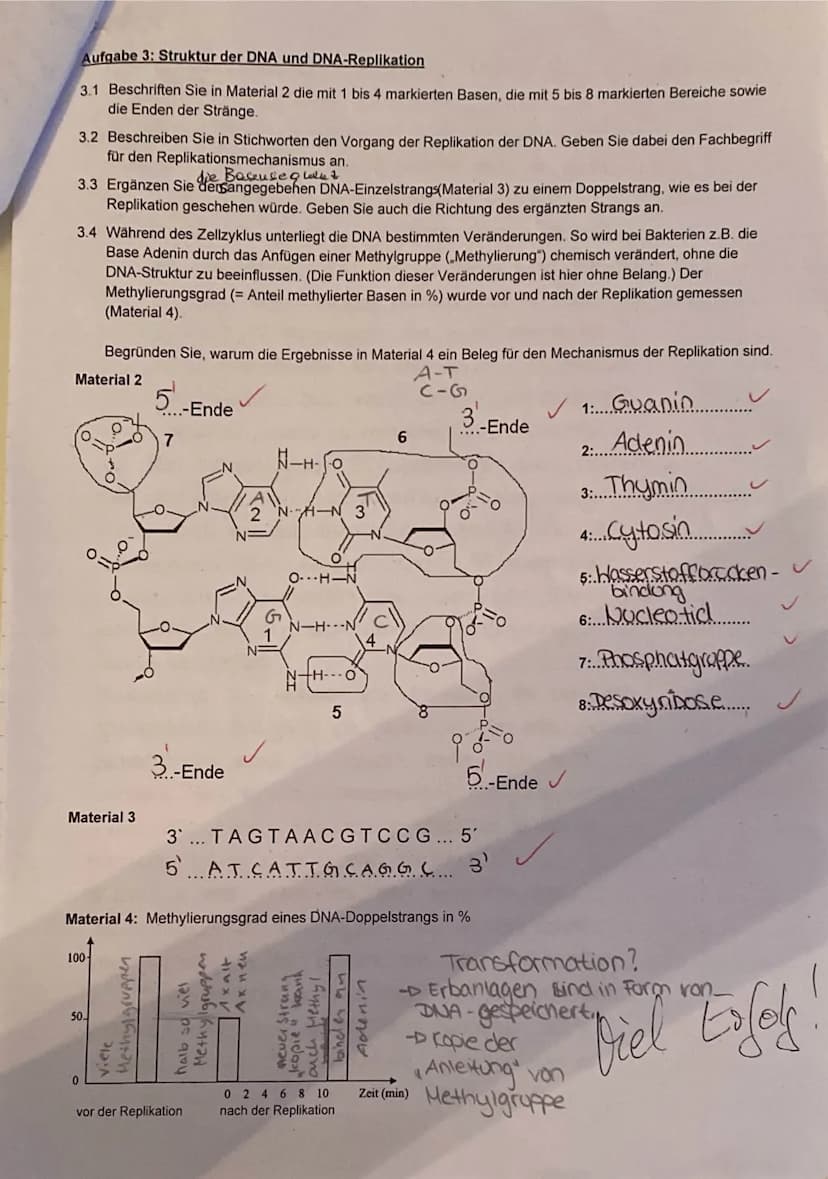 1. Klausur Leistungskurs Biologie Q1
Zahl der Wörter: 658 Fehler: S
८3
Fehlerindex:
Unterschrift eines Erziehungsberechtigten:
Aufgabe
Max. 