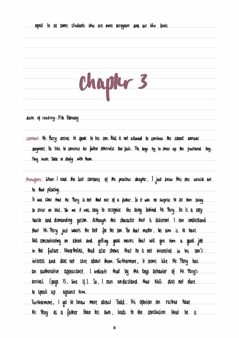 NANCY H. KLEINBAUM
DEAD
POETS
SOCIETY
ASSIGNMENT: READING JOURNAL
SUBJECT: ENGLISH
AUTHOR: MELISSA DESIDERIA SCHUTT
CLASS: 10B table of cont