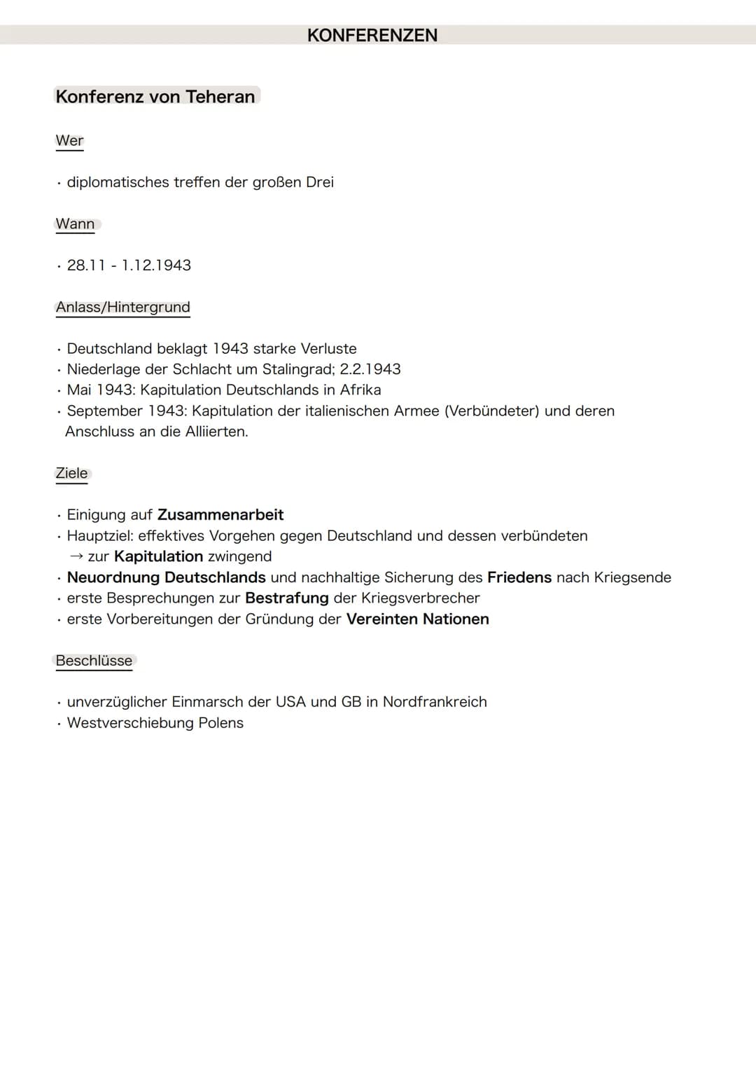 Geschichte - Teilung Deutschlands
DER KALTE KRIEG
Zwischen 1945 und 1990/91 war die Welt in zwei Lager gespalten. Gruppiert um die
Supermäch