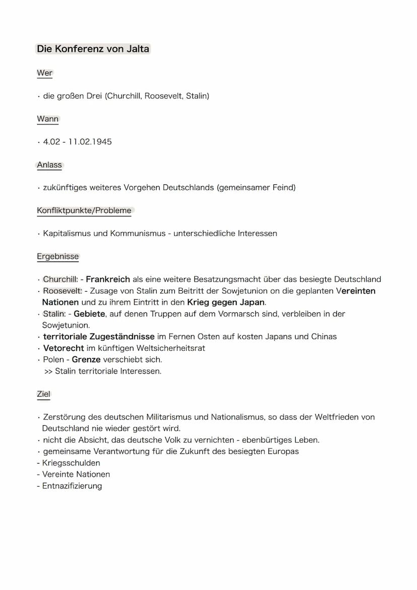 Geschichte - Teilung Deutschlands
DER KALTE KRIEG
Zwischen 1945 und 1990/91 war die Welt in zwei Lager gespalten. Gruppiert um die
Supermäch
