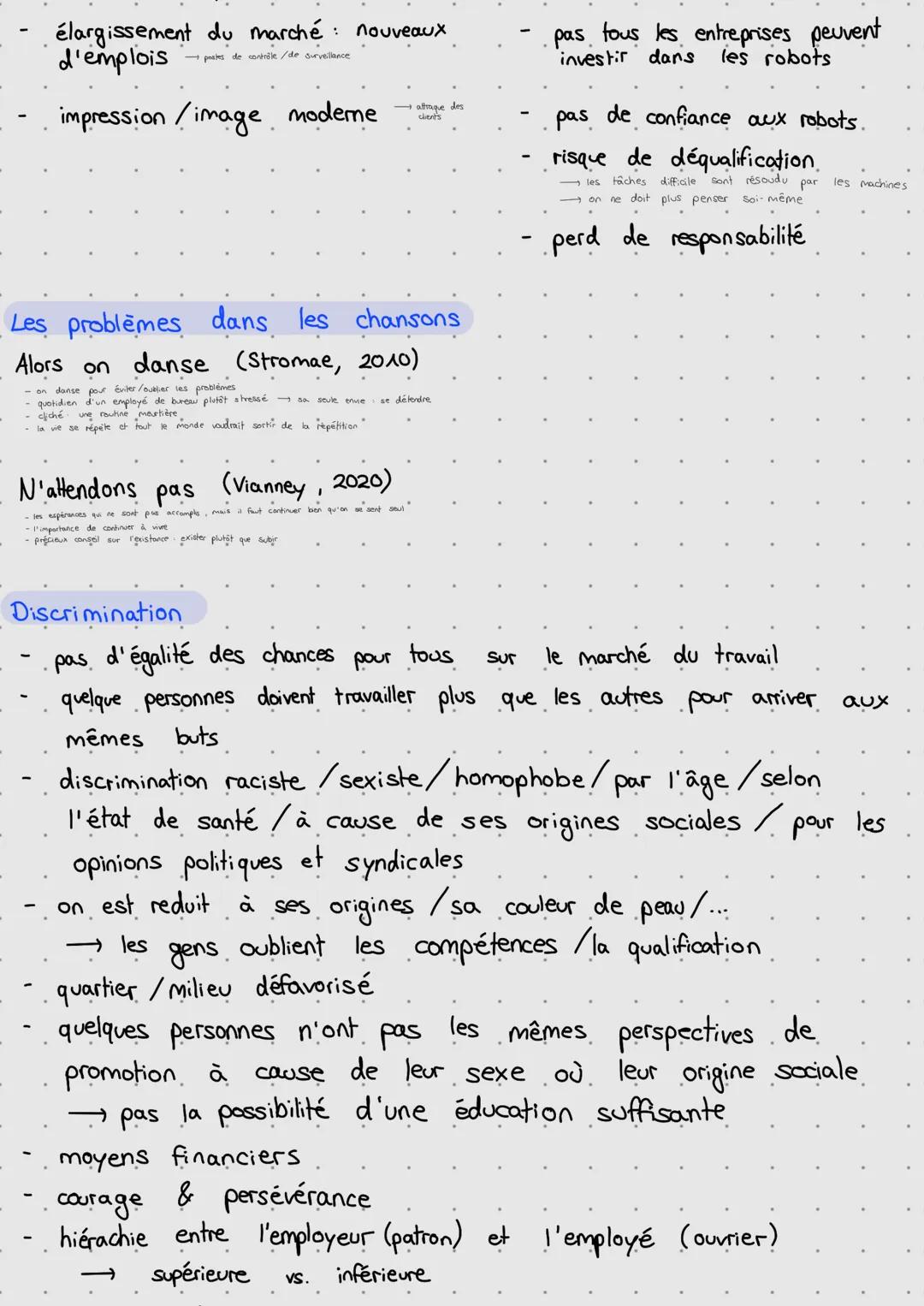 Comment vois-tu ton avenir professionnel?

- rêves: - avoir une bonne avenir (famille, travail, maison...)
 - étudier /avoir du succès
 - av