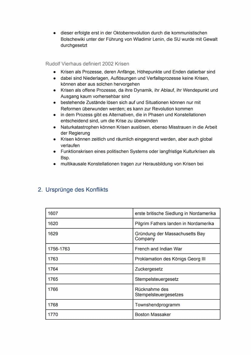 1. Einführung: Krisen, Umbrüche und Revolutionen
Krisen, Umbrüche und Revolutionen als historischer Wandel
● historische Entwicklungen verla