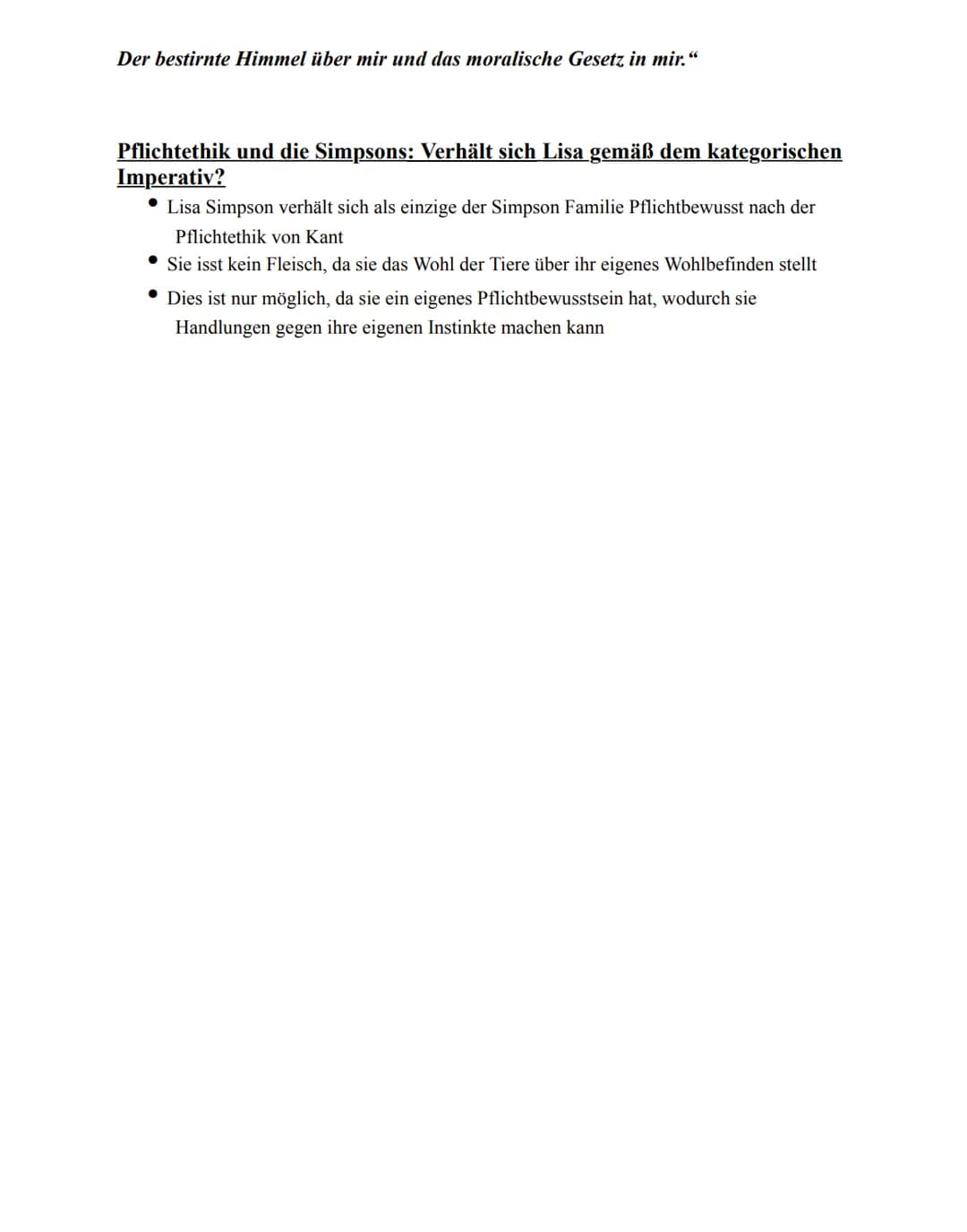 Pflichtethik Kant einfach erklärt: Kants Ethik für Kids