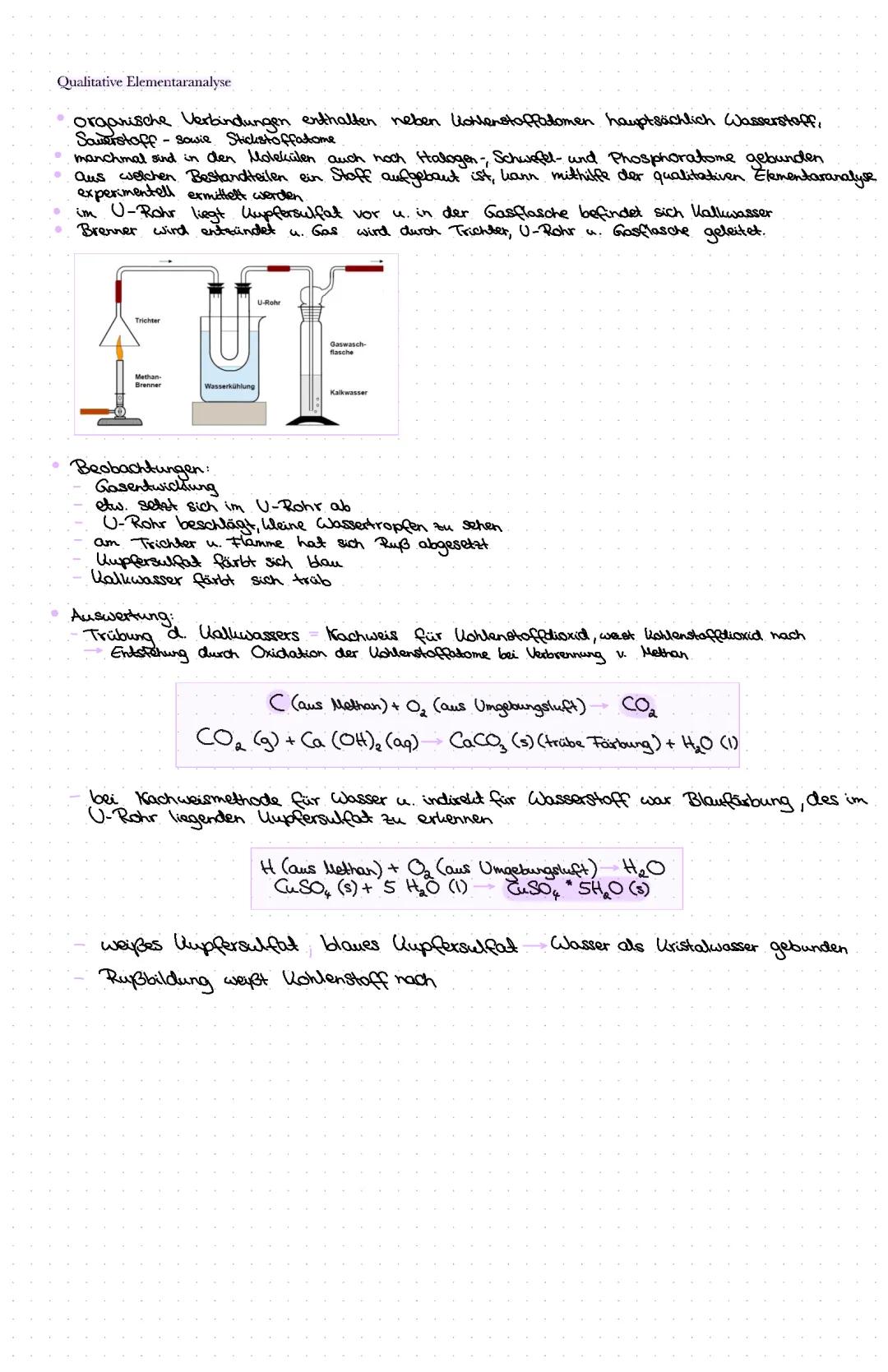 Coole Experimente: Kohlenstoff und Wasserstoff Nachweisen!