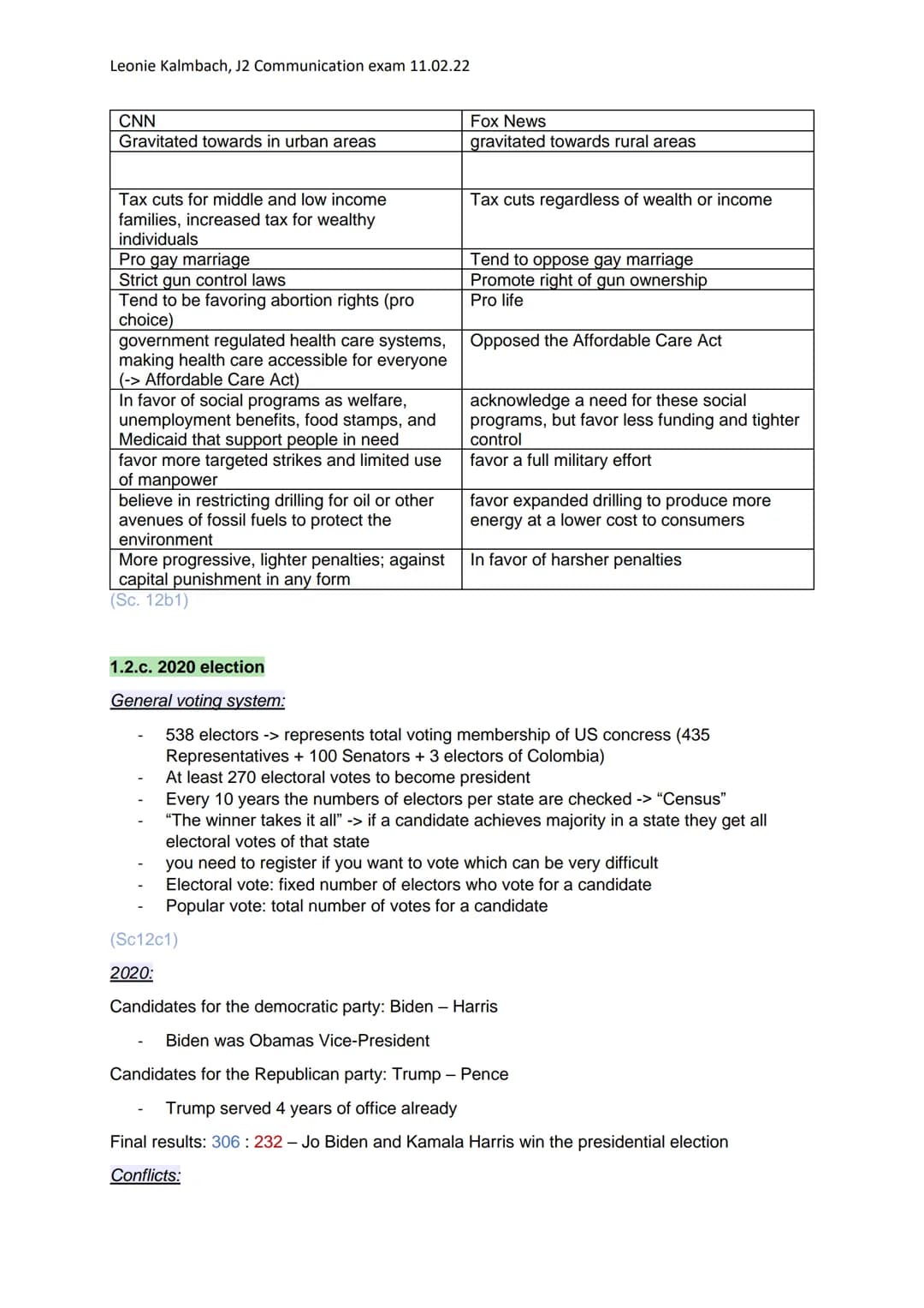 Leonie Kalmbach, J2 Communication exam 11.02.22
1. Focus: United States
1.1.
American Society
a) Patriotism
b) The American Dream
1.2.
1.3.
