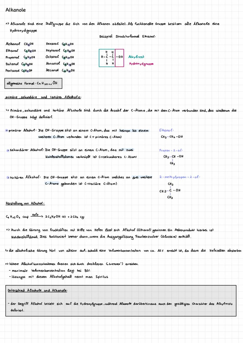 Alkane
Homologe Reihe
Methan CHY
C₂H6
Cs H8
Ethan
Propan
Butan
Pentan
Cylio
(SH₁2
→Van-der-waals-kräfte
Nomenklatur
=> Alkanmoleküle enthalt