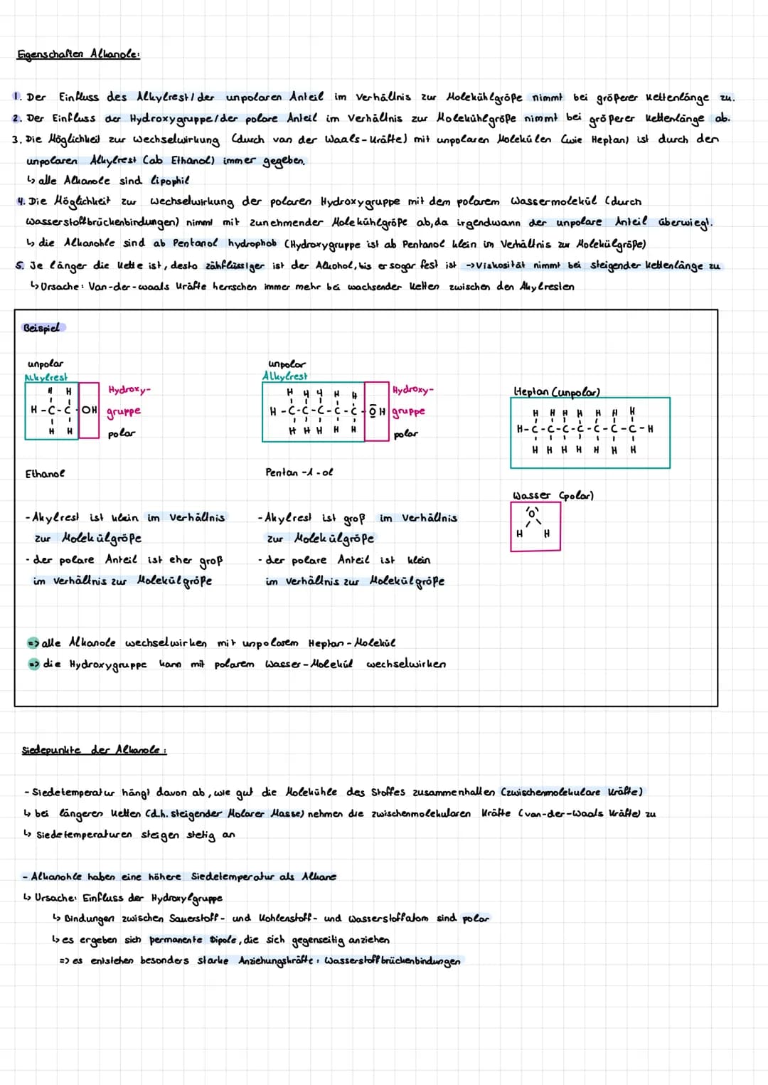 Alkane
Homologe Reihe
Methan CHY
C₂H6
Cs H8
Ethan
Propan
Butan
Pentan
Cylio
(SH₁2
→Van-der-waals-kräfte
Nomenklatur
=> Alkanmoleküle enthalt