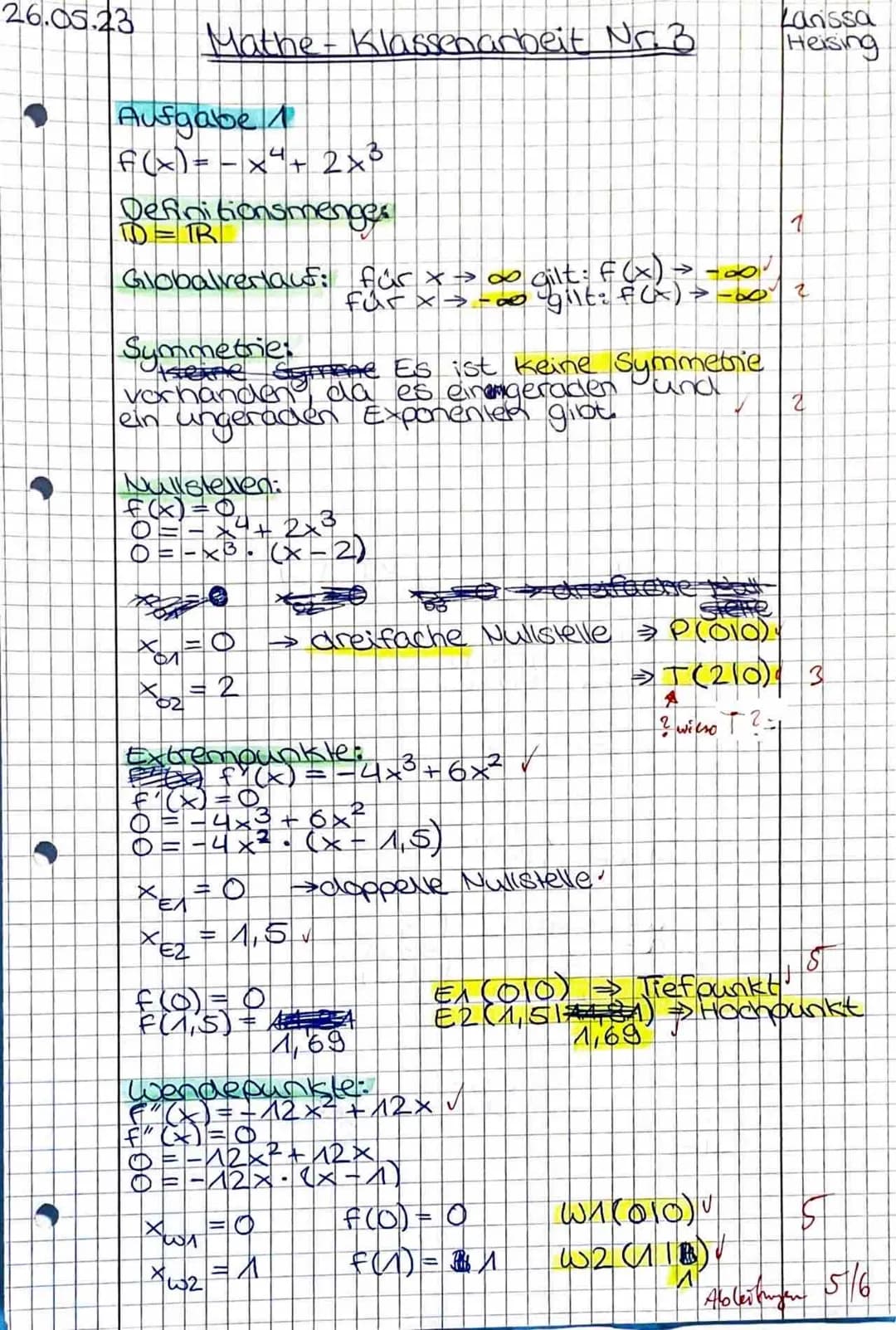 Zentralabitur 2025
Rechnertyp:CAS
Aufgabe 1
Führen Sie eine vollständige Kurvendiskussion' durch:
f(x) = -x + 2x²
Ergebnis
Mathematik
Klasse